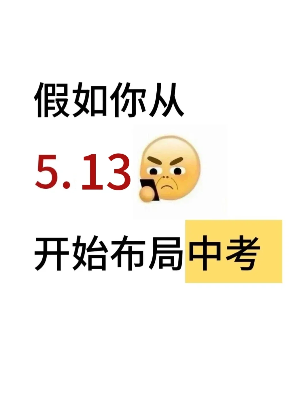 假如我从5月13日开始拼命中考!! 第2张 假如我从5月13日开始拼命中考!! 第2张