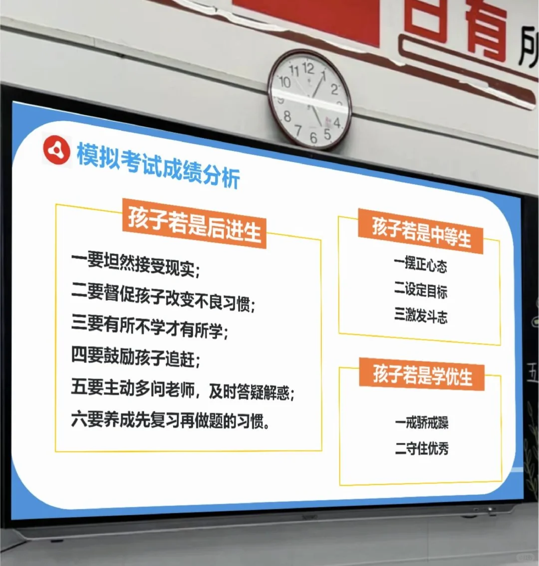 应该这样开🔥初三考前60天一模二模家长会-第6张图片-四季读书网