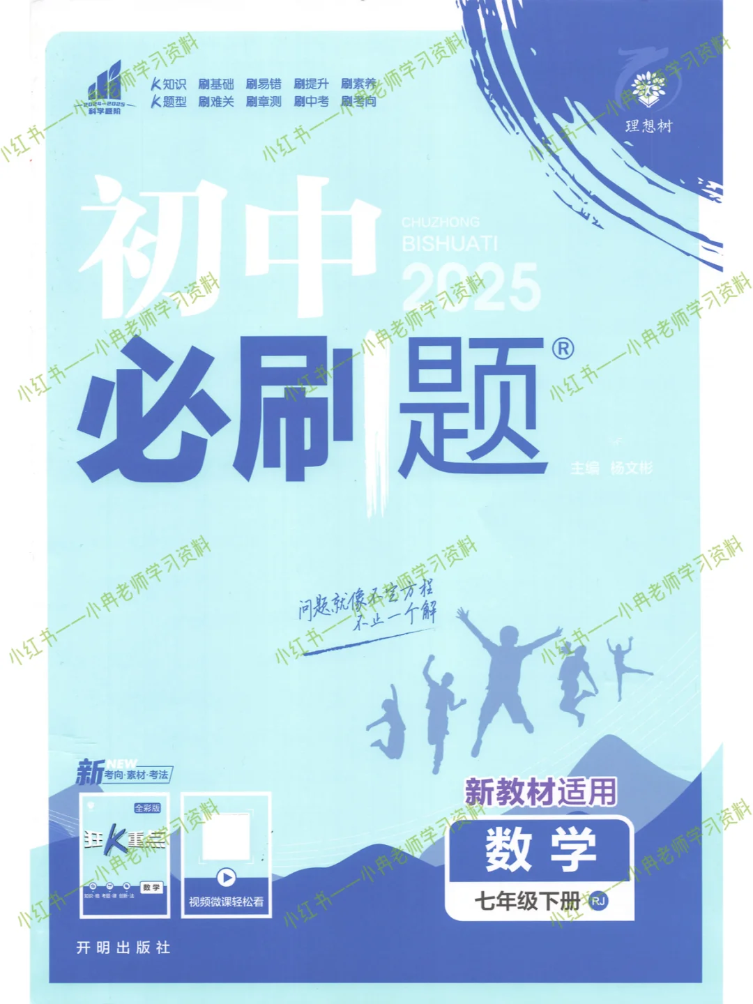 25版《初中必刷题》数学人教版七八九年级下 第3张