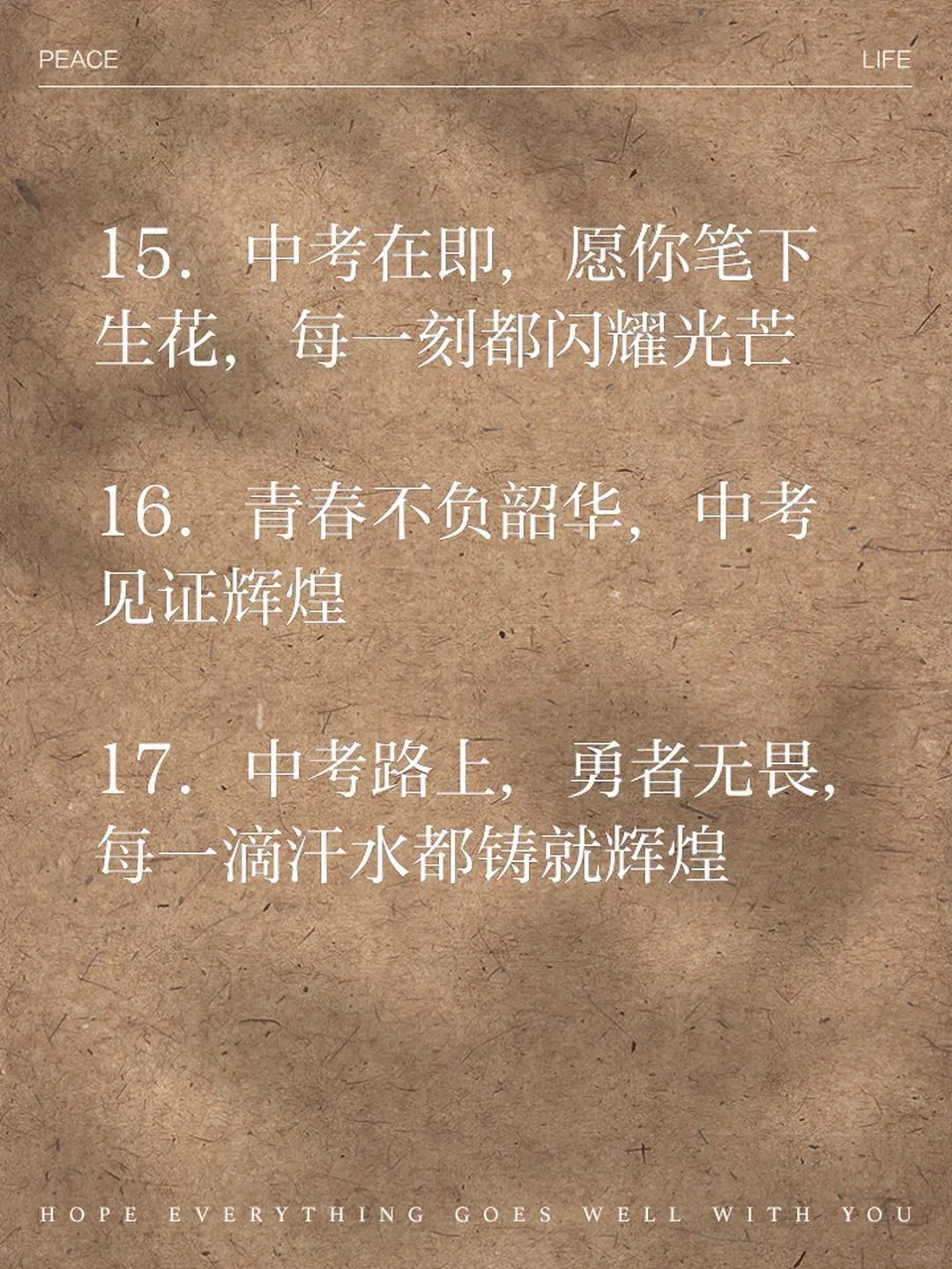 我们一路披荆斩棘，中考我们勇往直前 第7张