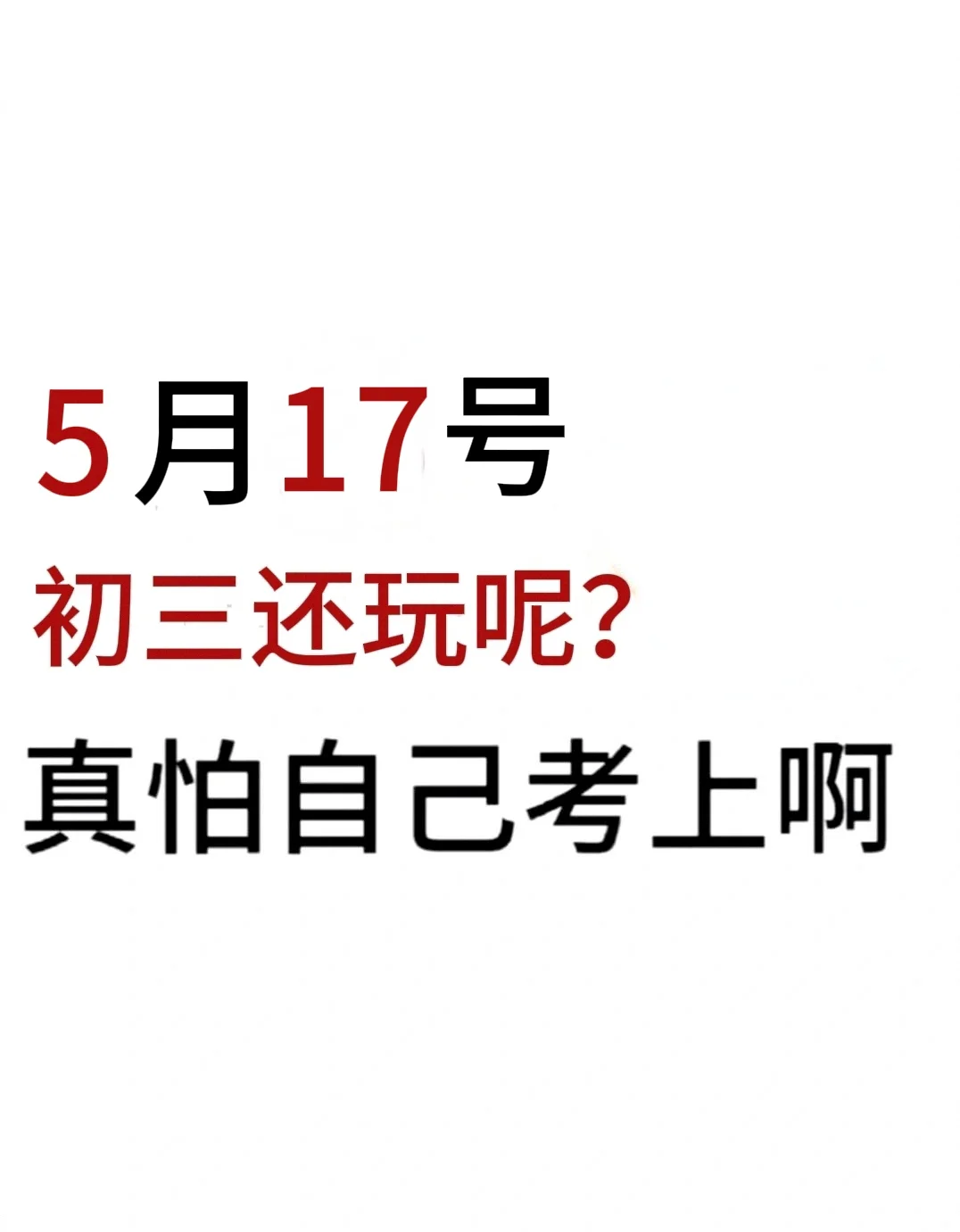 假如我从5月18号开始拼命中考！-第2张图片-四季读书网