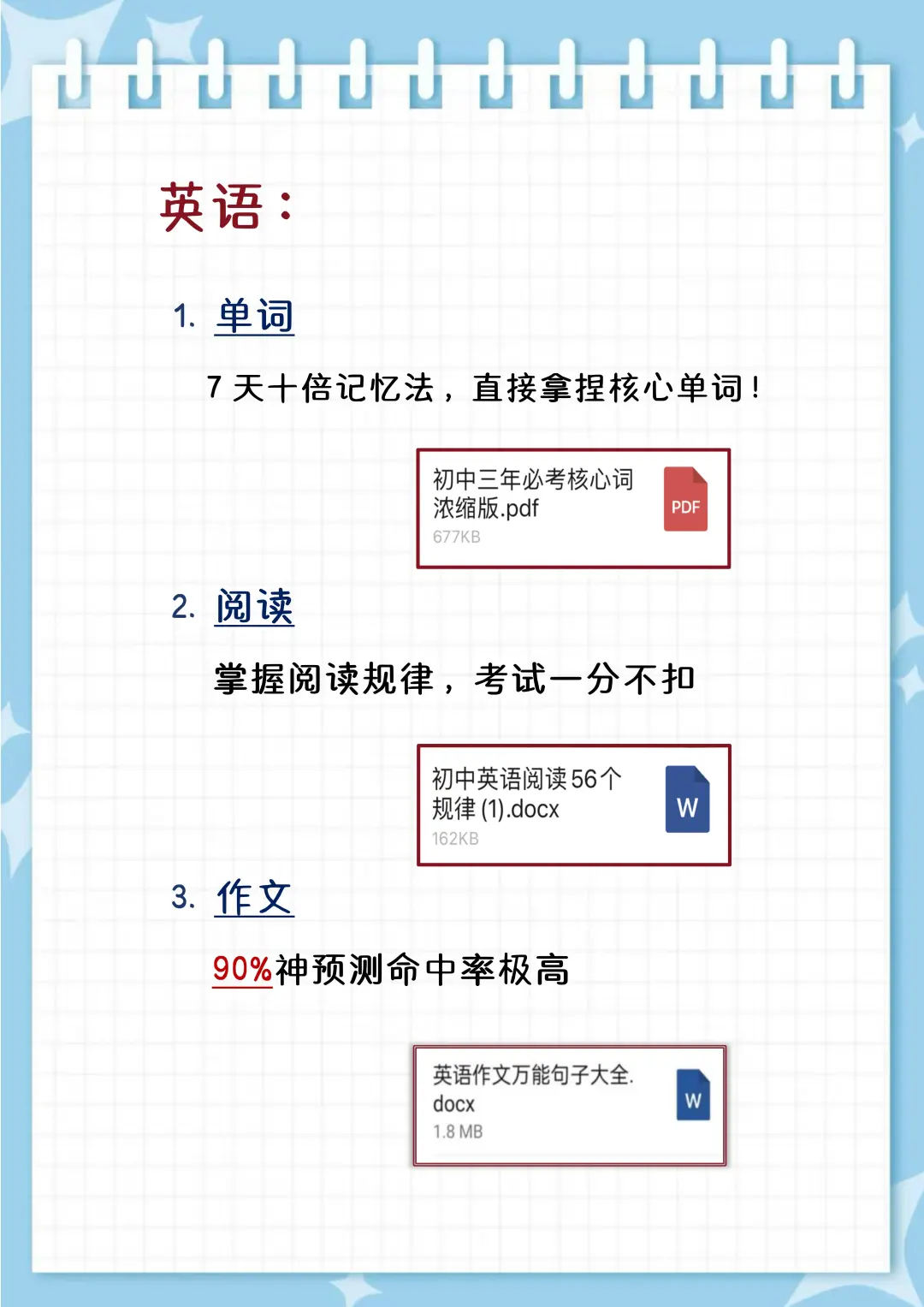 中考倒计时一个月，你还来得及！！-第6张图片-四季读书网
