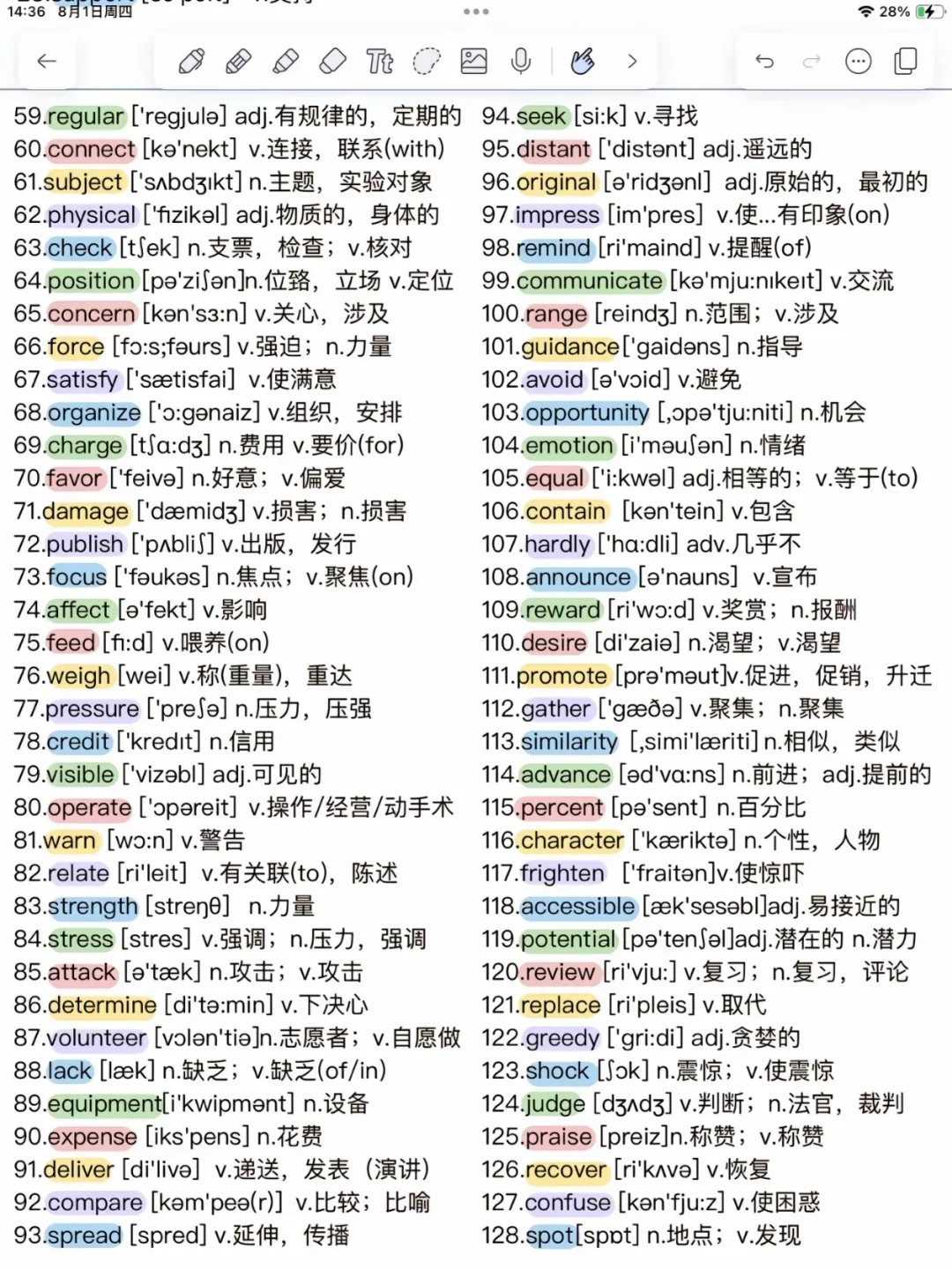 中考英语高频词688个！（2025）-第4张图片-四季读书网