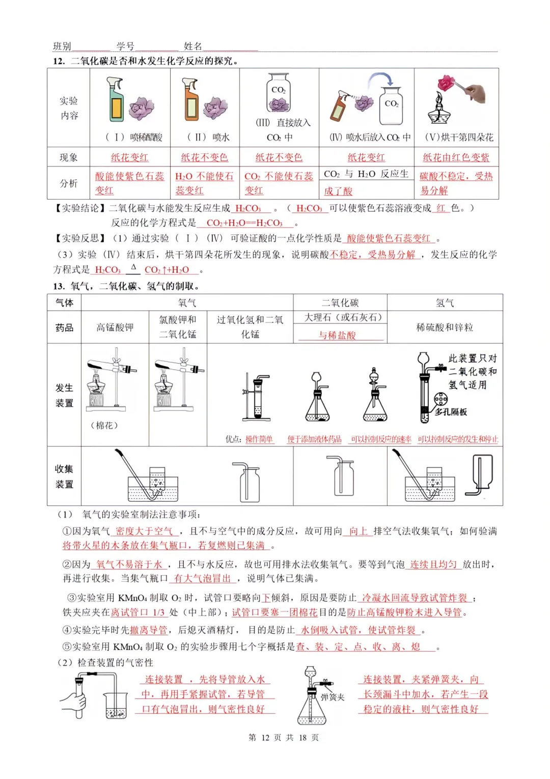 中考化学考点大全 | 中考必备知识！-第15张图片-四季读书网