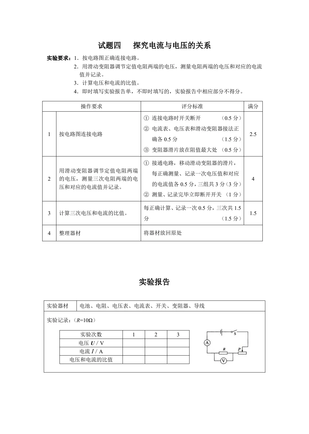🌹河北邯郸物理实验考试内容-第1张图片-四季读书网