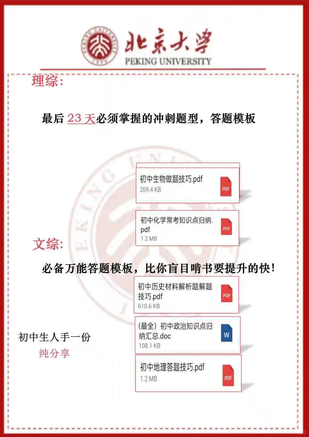 初三玩命 24 天也能上重高没有计划的直接抄-第1张图片-四季读书网