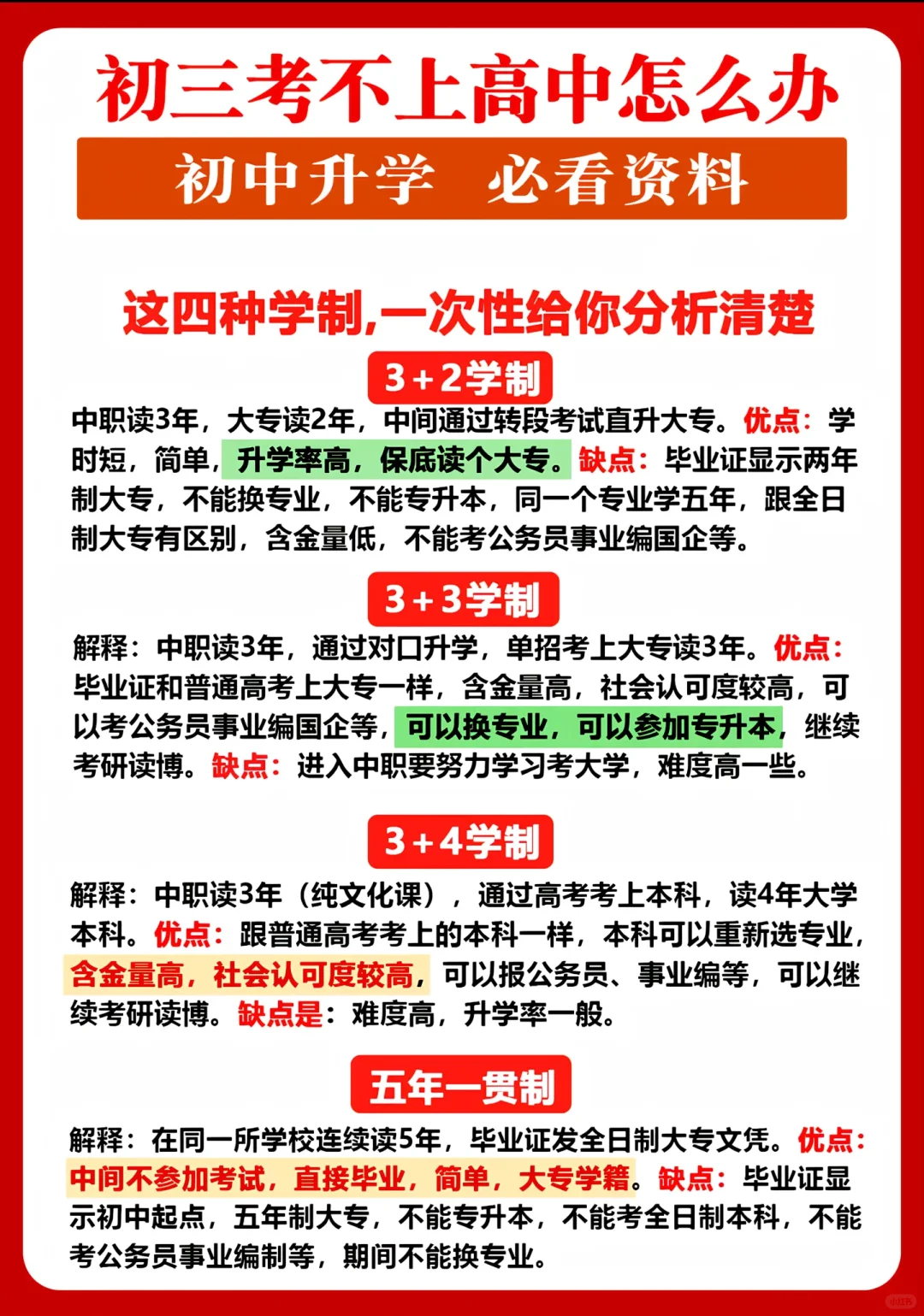 初三考不上高中怎么办？-第1张图片-四季读书网