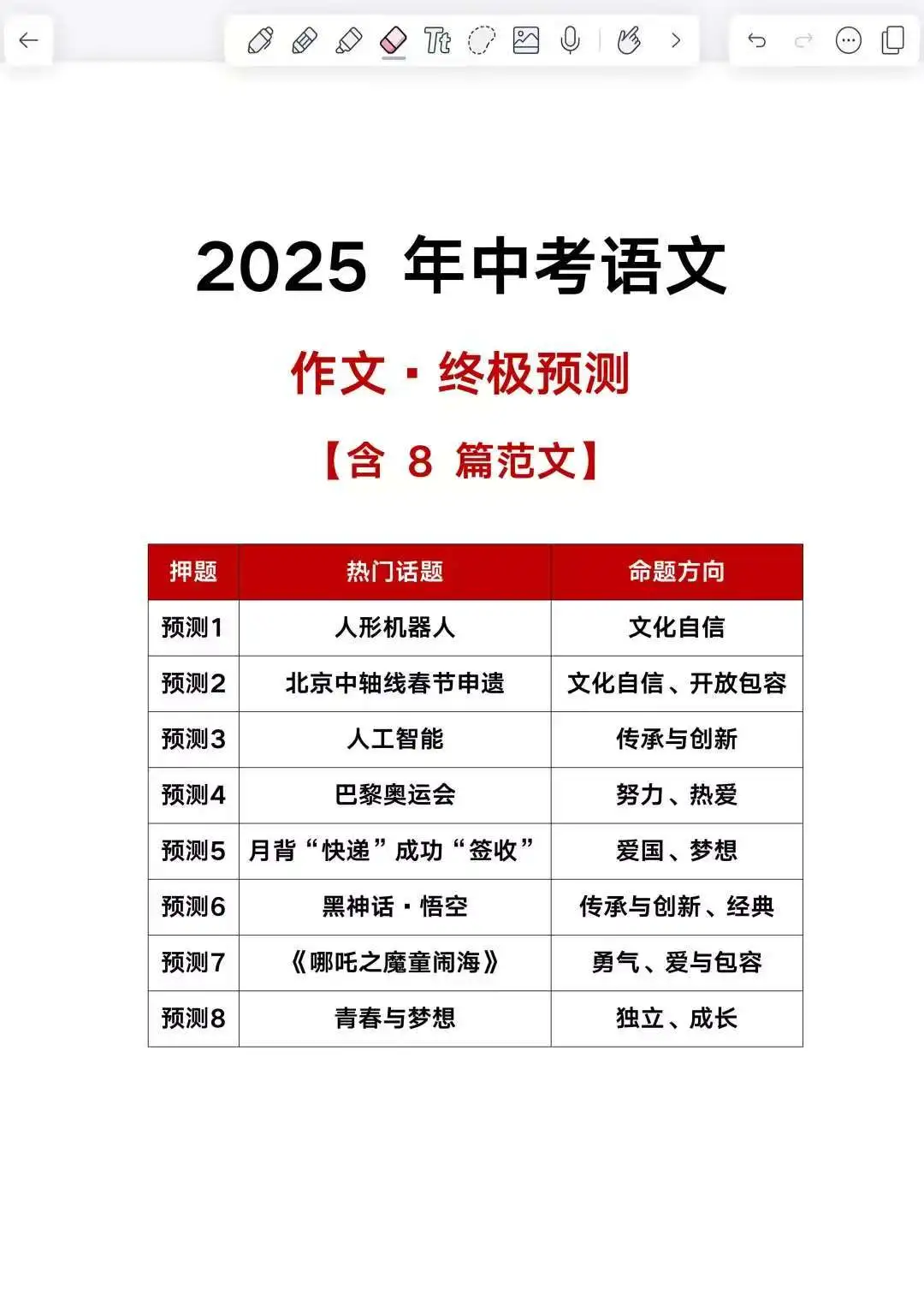 姐二十天极限拿下中考（差生版）-第8张图片-四季读书网
