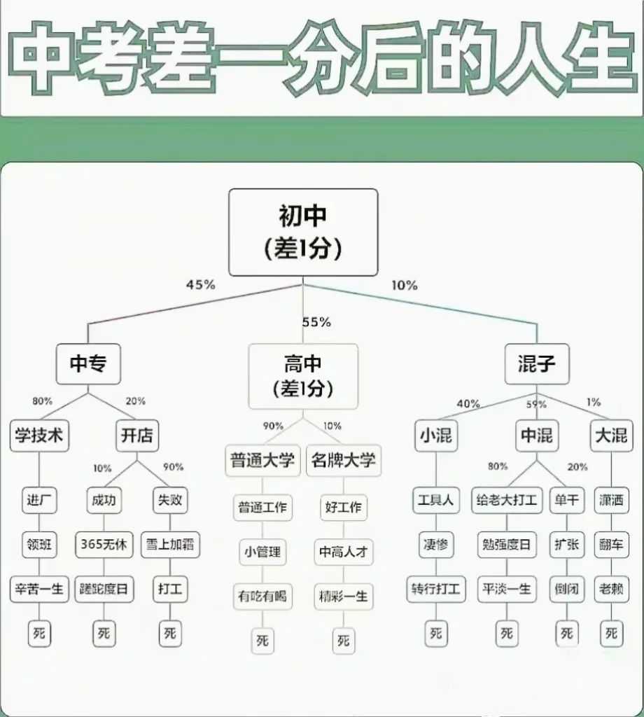 中考和高考谁才是决定孩子命运的关键-第3张图片-四季读书网