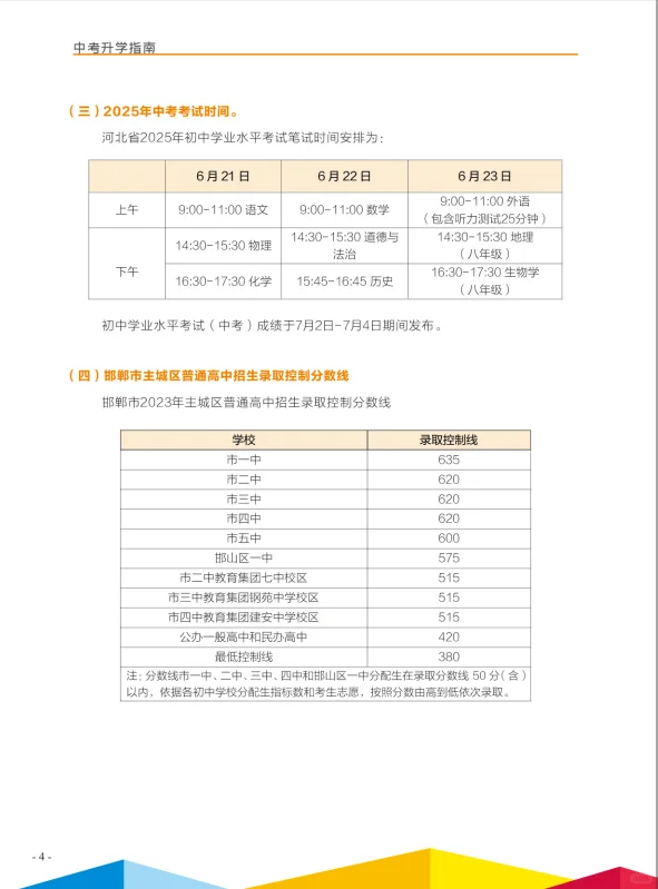 邯郸宝子们！都拿到25邯郸中考指南了吗🙋-第1张图片-四季读书网