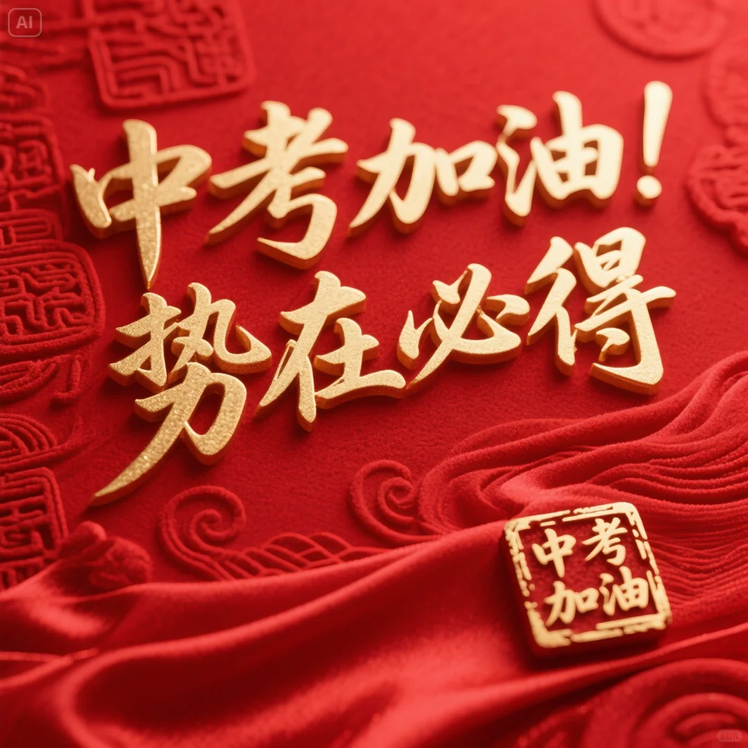 来啊，中考加油啊！！！-第2张图片-四季读书网