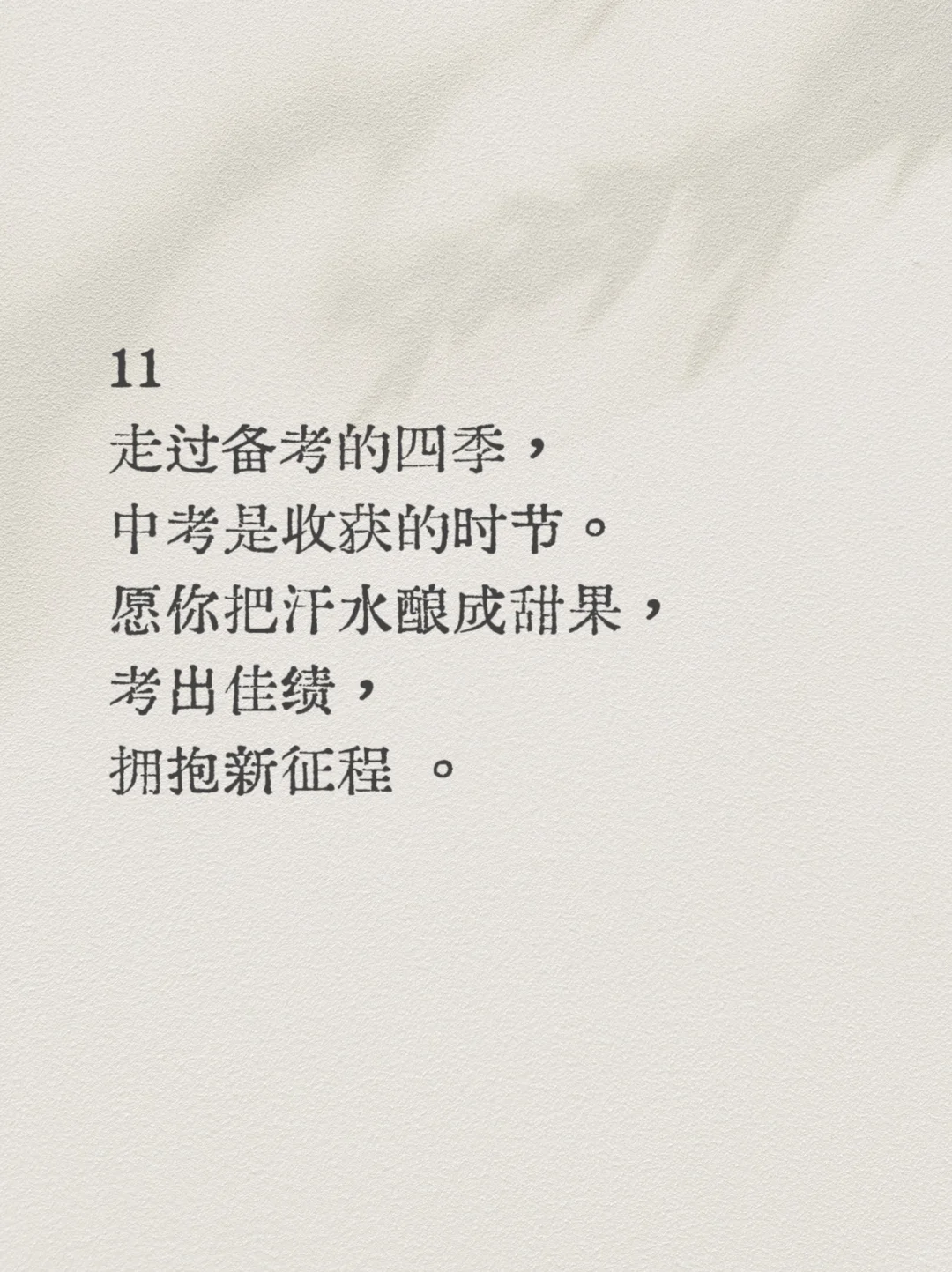 中考祝福神句丨🔮愿此行，金榜题名-第13张图片-四季读书网
