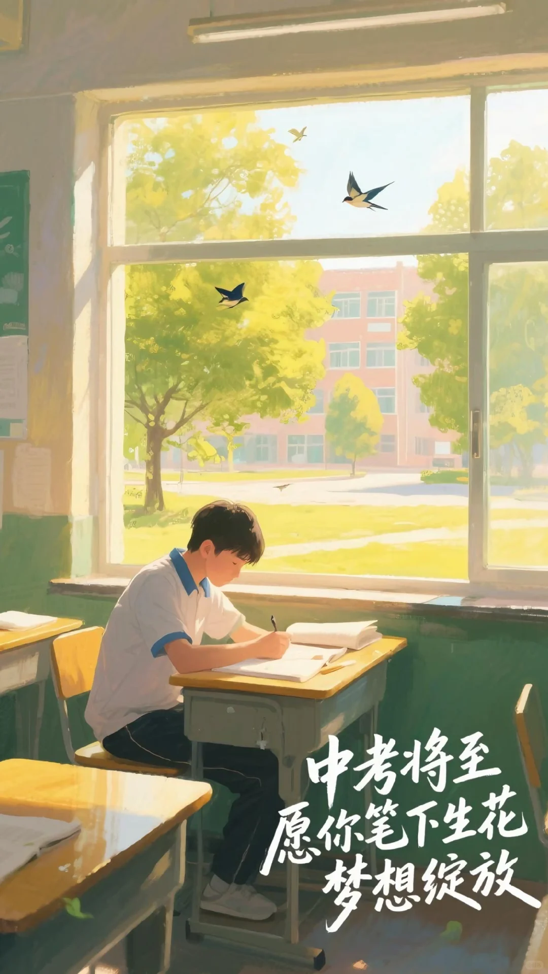 青春的旅途里，中考是重要一站。-第3张图片-四季读书网