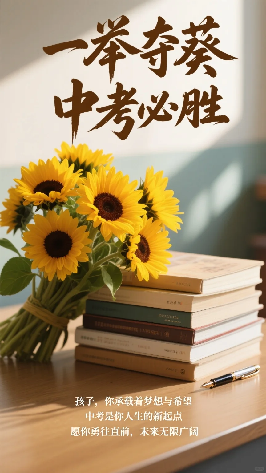 中考加油|海报素材｜文案-第2张图片-四季读书网