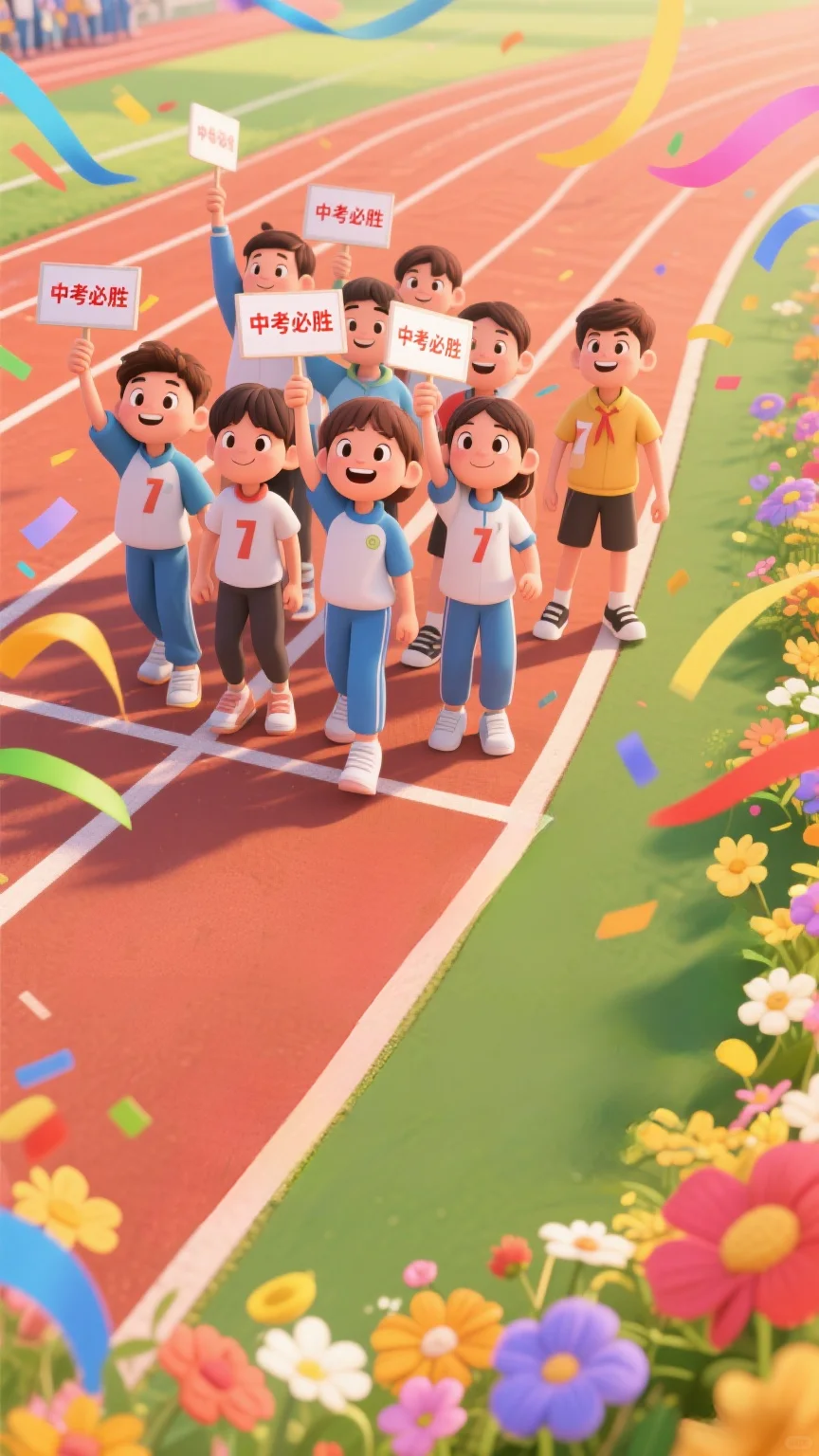 🏃‍♀️中考必胜 | 青春冲刺，我们顶峰-第3张图片-四季读书网