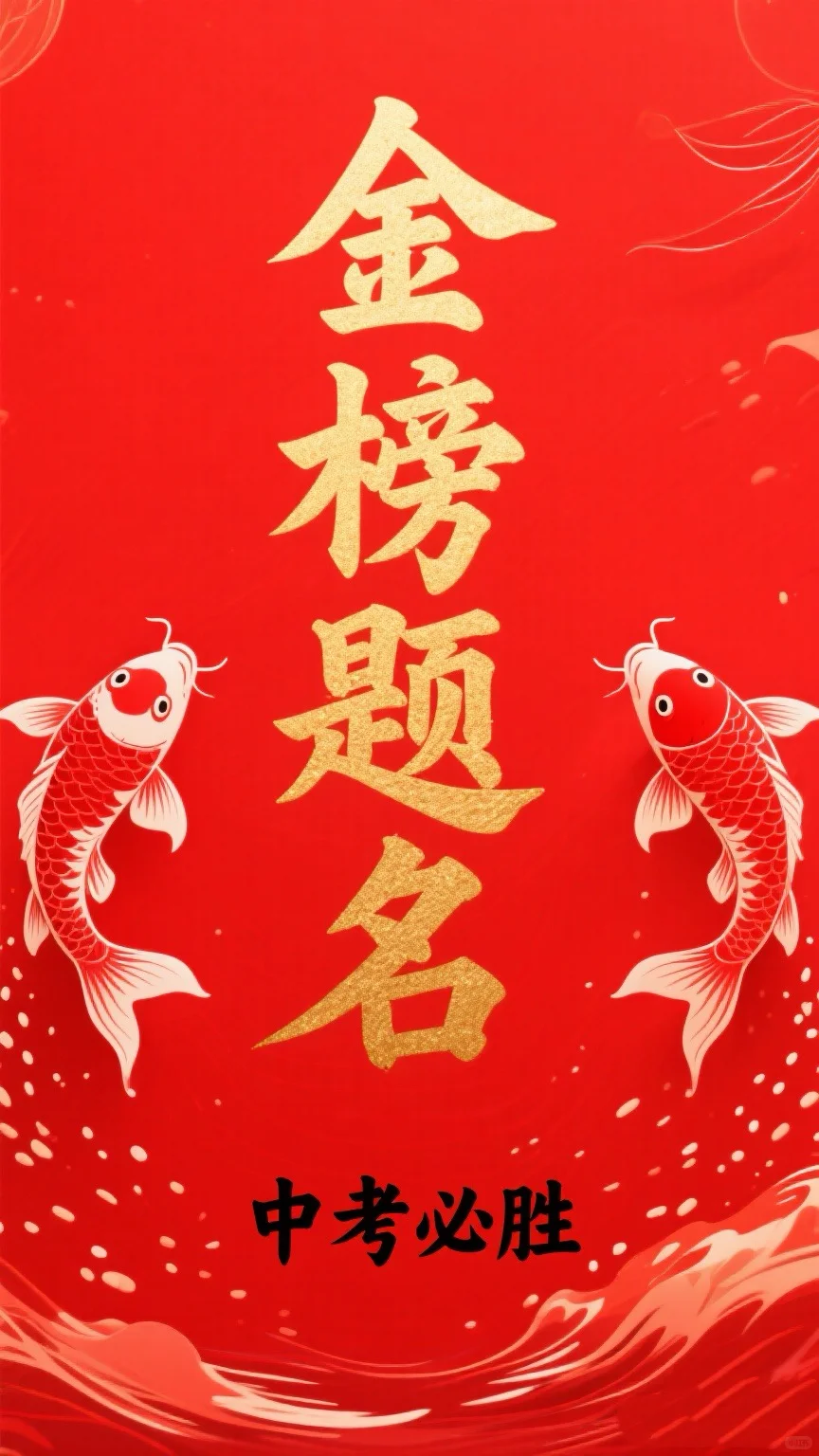 中考必胜！祝所有考生们金榜题名，未来可期！-第1张图片-四季读书网