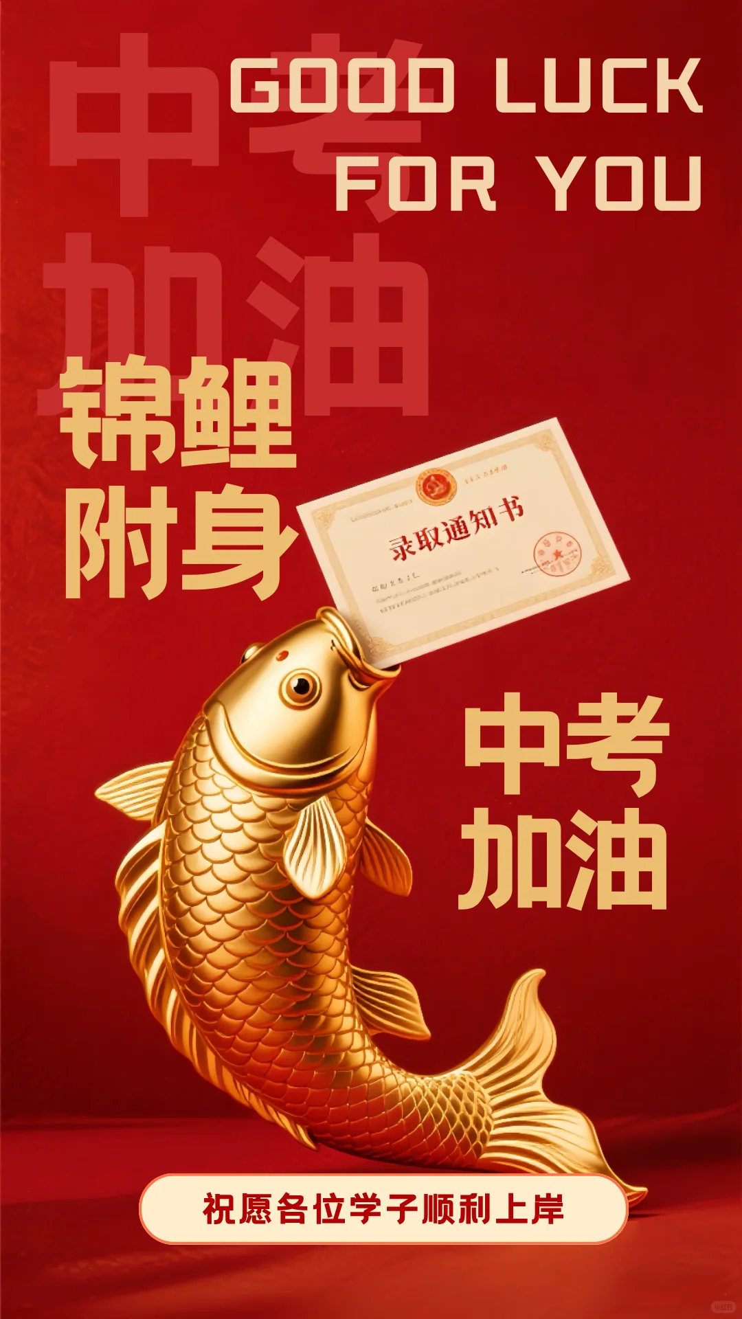 中考励志宣传标语！-第5张图片-四季读书网