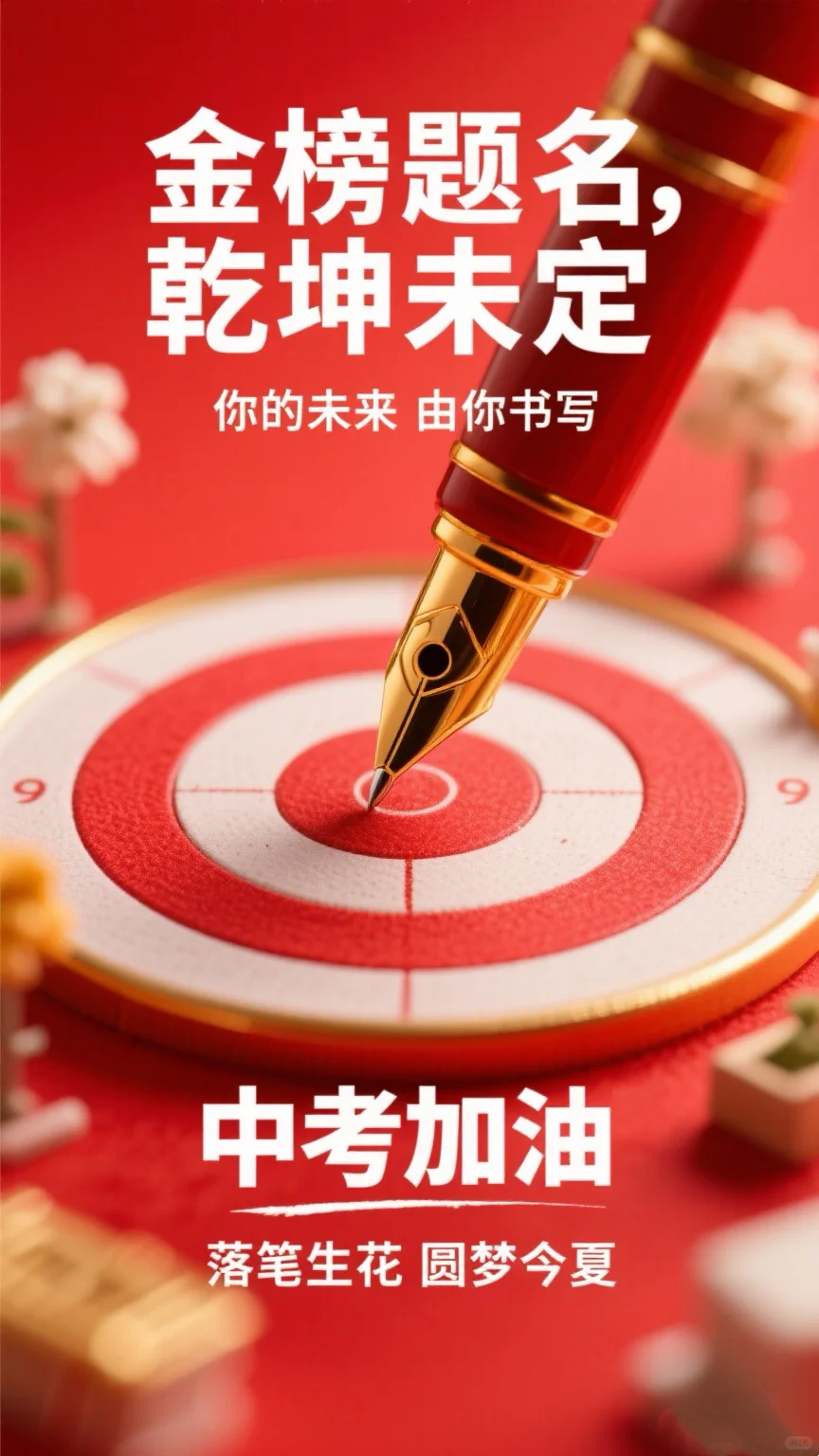 中考必胜！祝所有考生们金榜题名，未来可期！-第4张图片-四季读书网