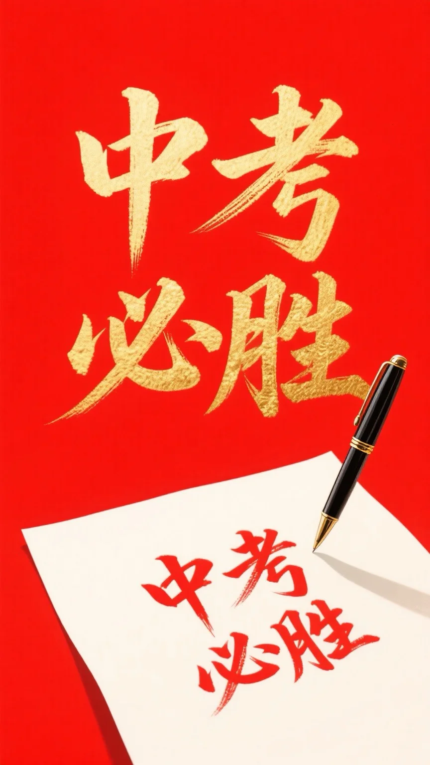 中考必胜！祝所有考生们金榜题名，未来可期！-第2张图片-四季读书网