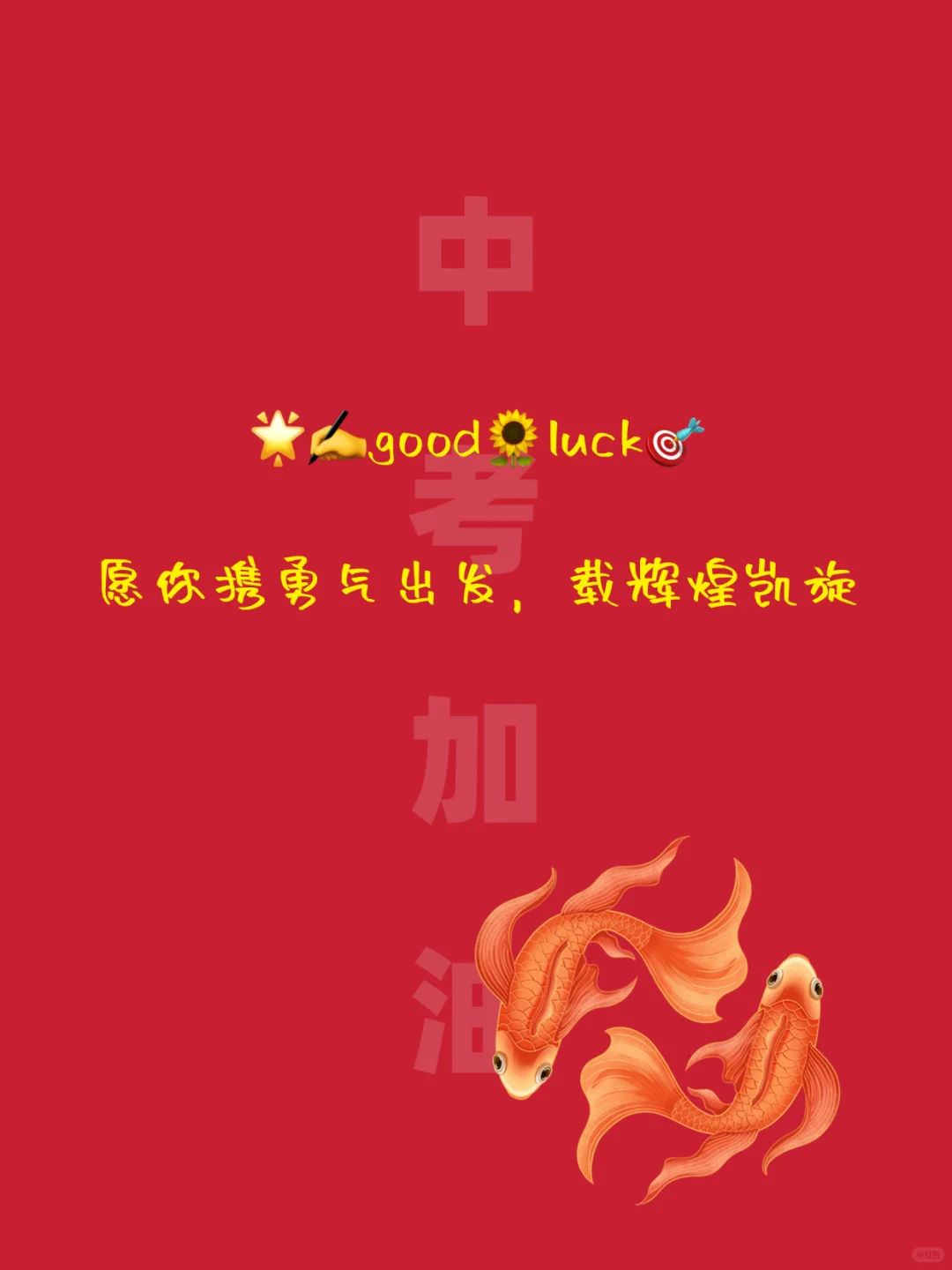 中考祝福文案｜句句励志，满满正能量-第14张图片-四季读书网