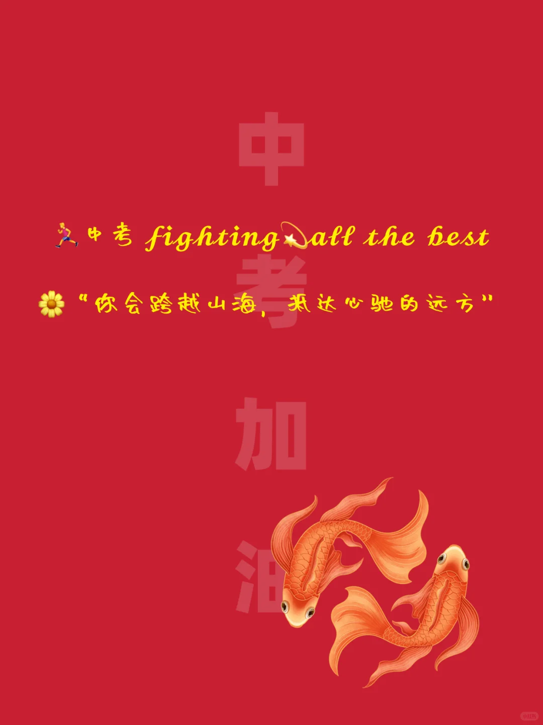 中考祝福文案｜句句励志，满满正能量-第4张图片-四季读书网
