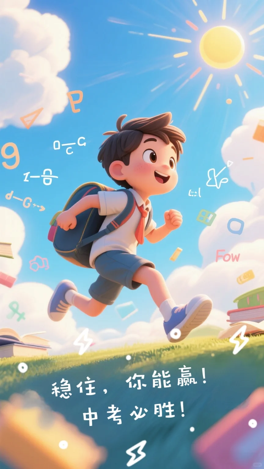 🏃‍♀️中考必胜 | 青春冲刺，我们顶峰-第4张图片-四季读书网