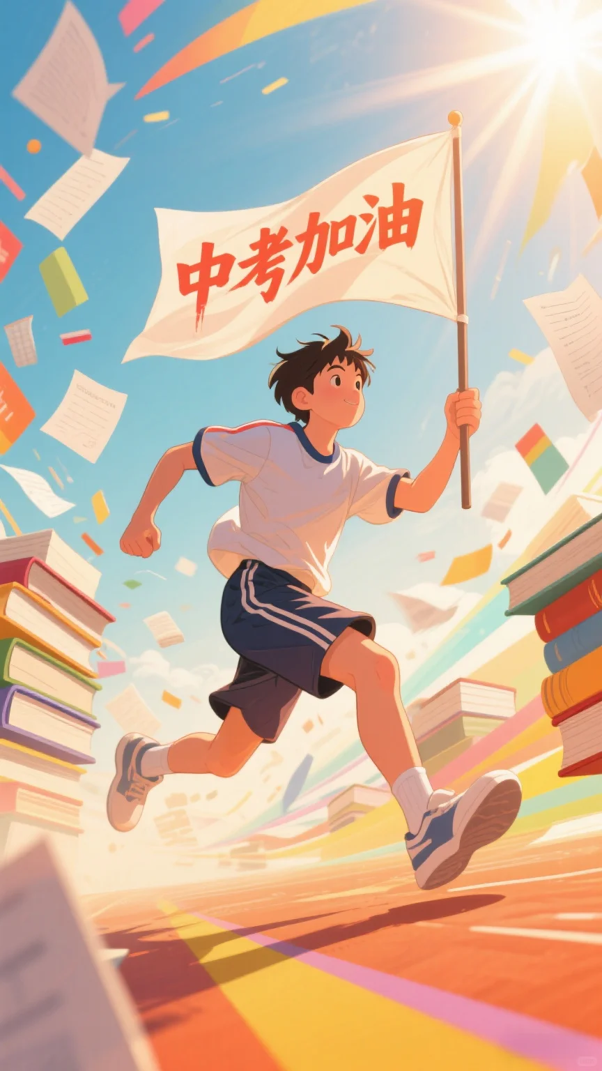 中考加油 | 愿提笔征战四方，合笔谈笑无恙-第1张图片-四季读书网