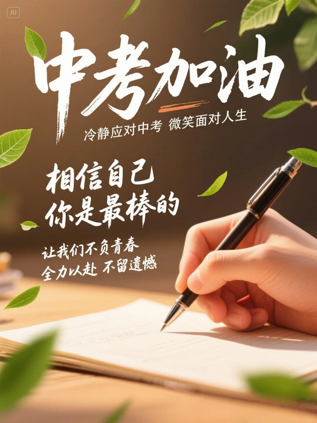中考倒计时,适合中考发圈的祝福语-第6张图片-四季读书网 中考倒计时,适合中考发圈的祝福语-第6张图片-四季读书网