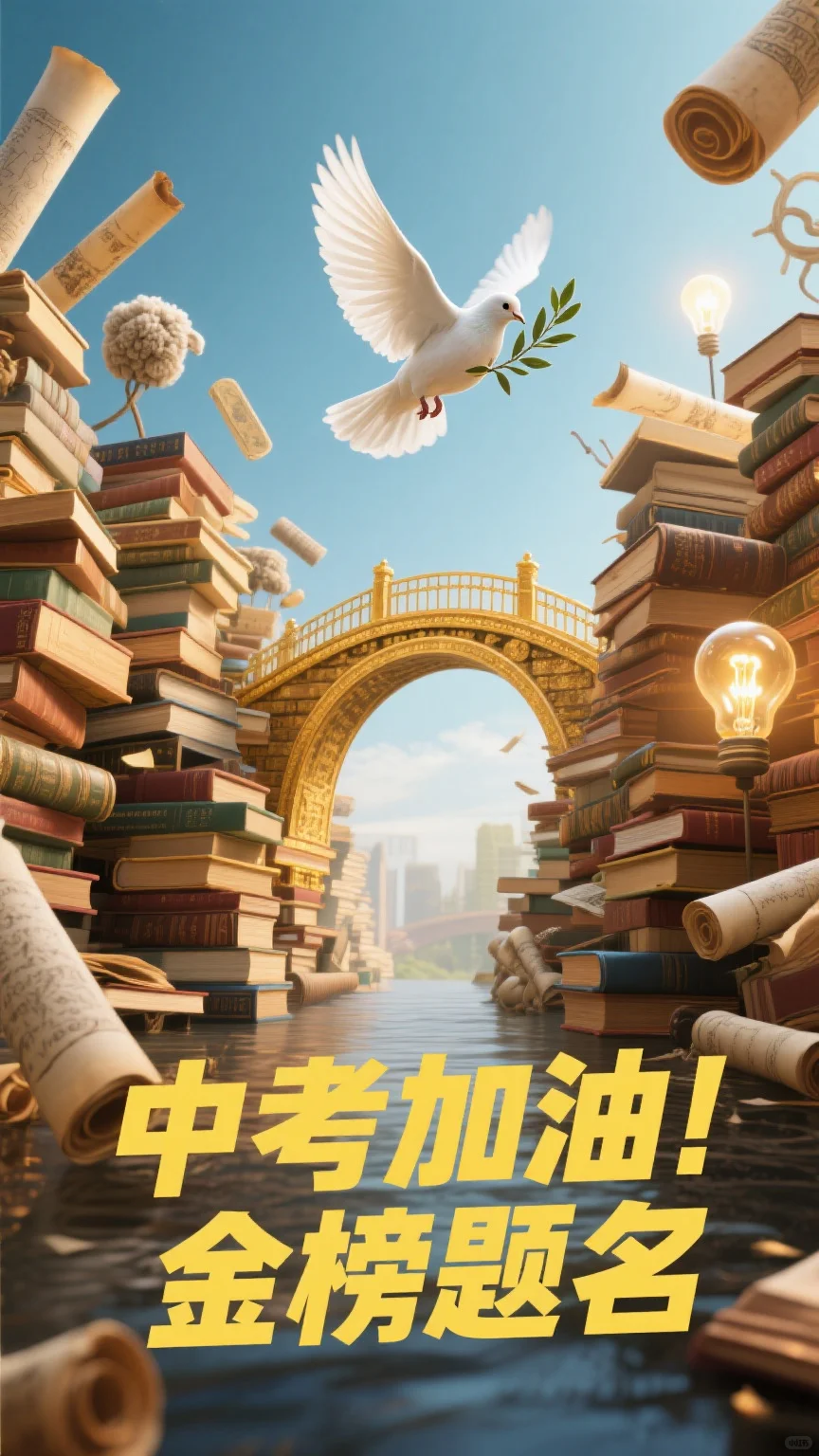 中考加油 | 愿提笔征战四方，合笔谈笑无恙-第5张图片-四季读书网
