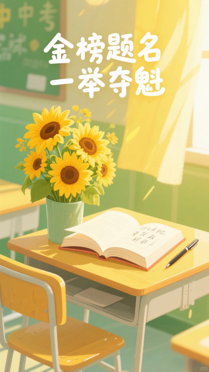 中考加油 | 愿提笔征战四方，合笔谈笑无恙-第2张图片-四季读书网