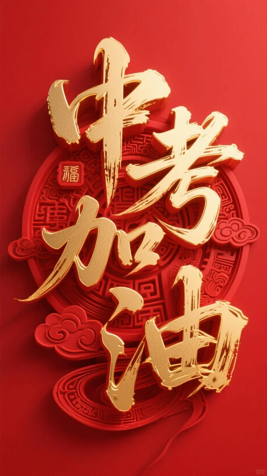 2025年中考加油图片祝福壁纸-第2张图片-四季读书网