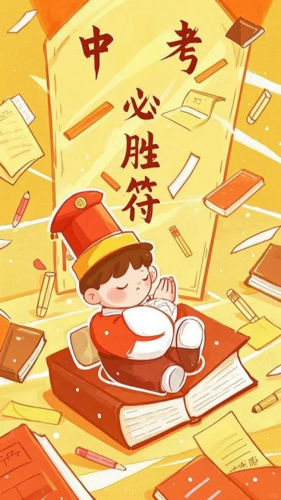 2025年中考加油图片祝福壁纸-第8张图片-四季读书网
