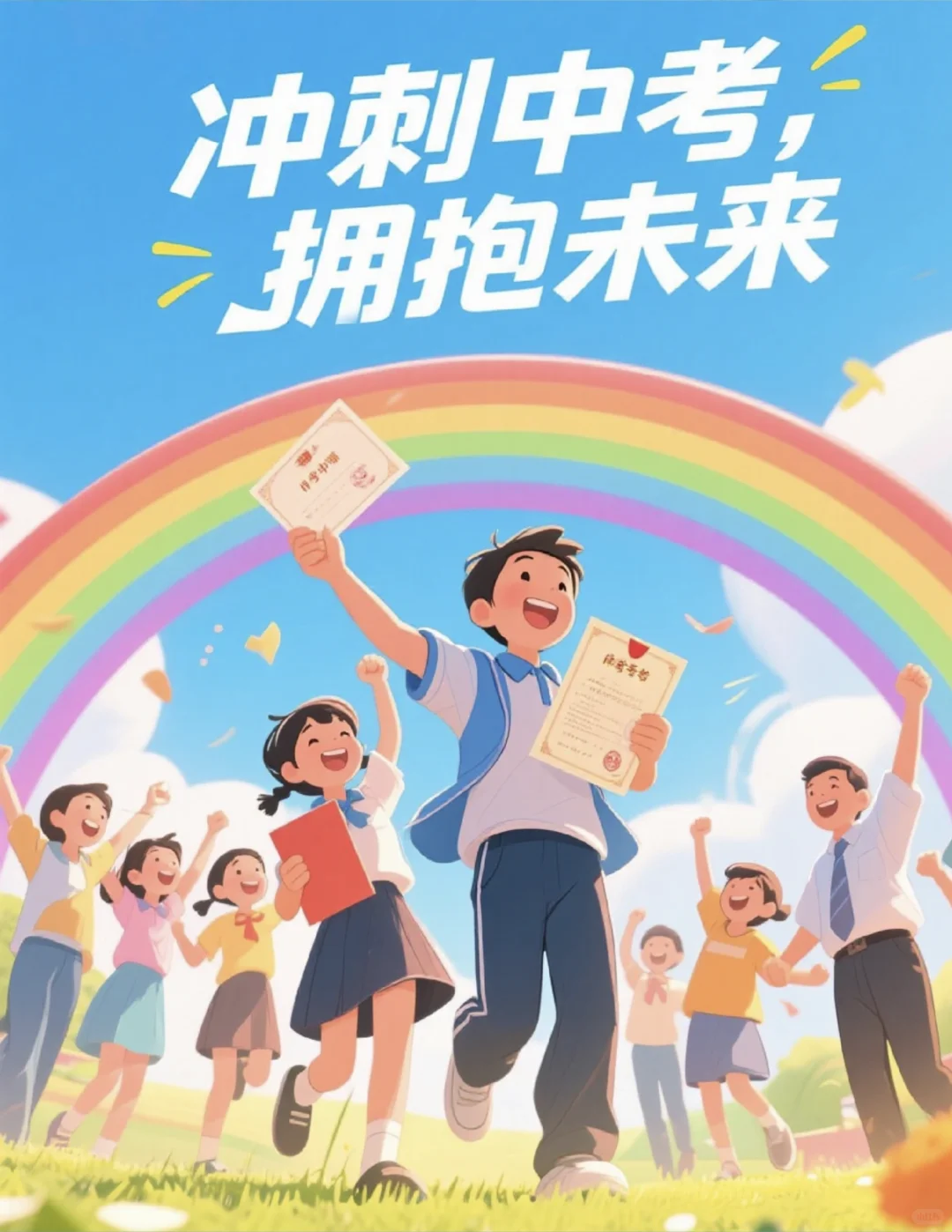 中考加油｜梦想就在前方等你-第1张图片-四季读书网
