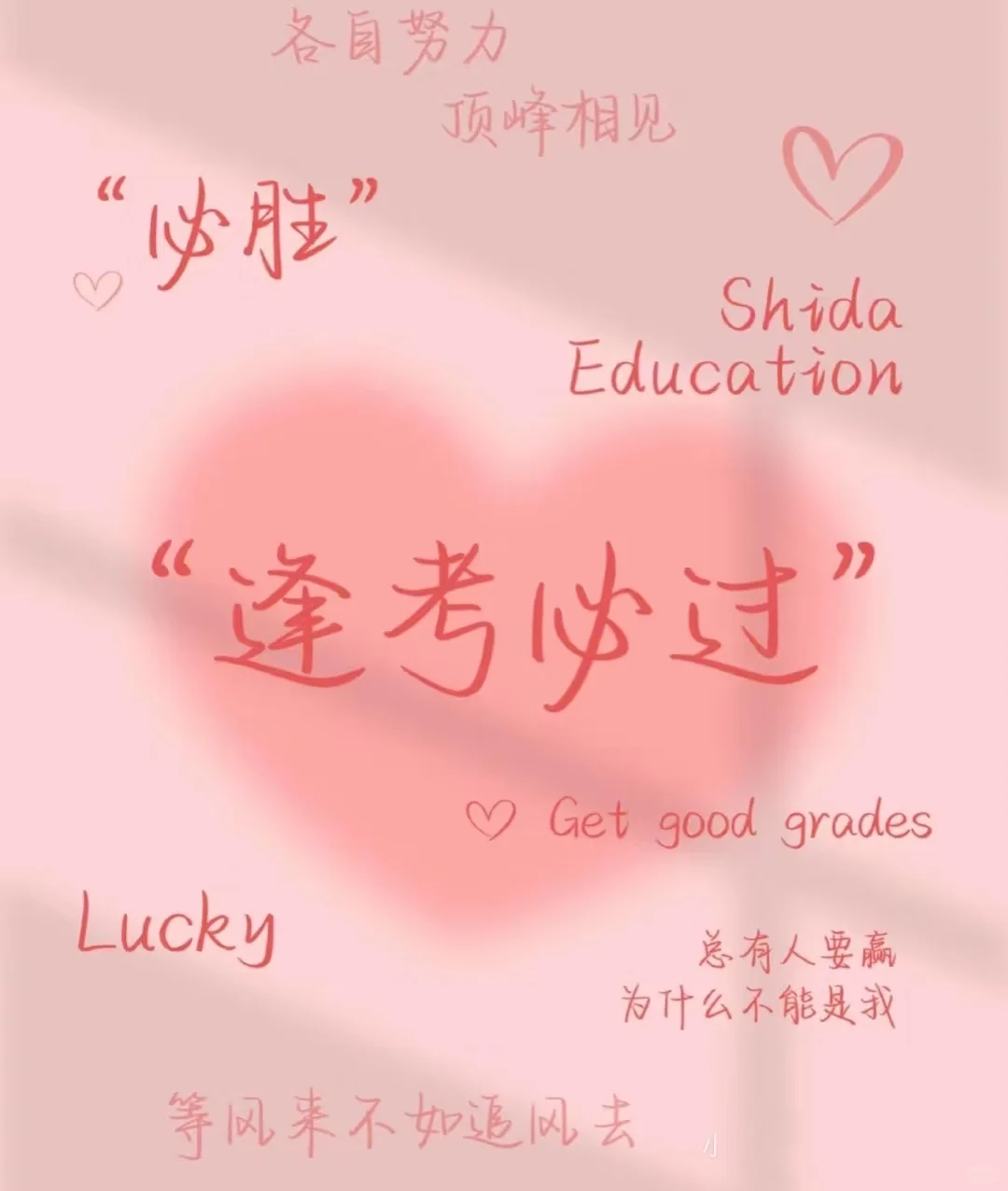 📢中考加油！-第3张图片-四季读书网