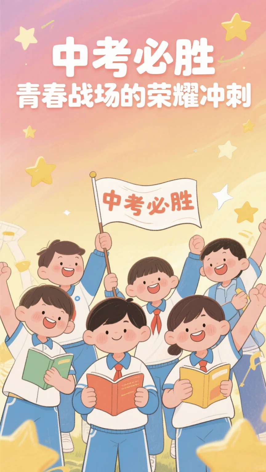 中考冲刺 | 青春跑道上，并肩奔赴的热血与-第3张图片-四季读书网