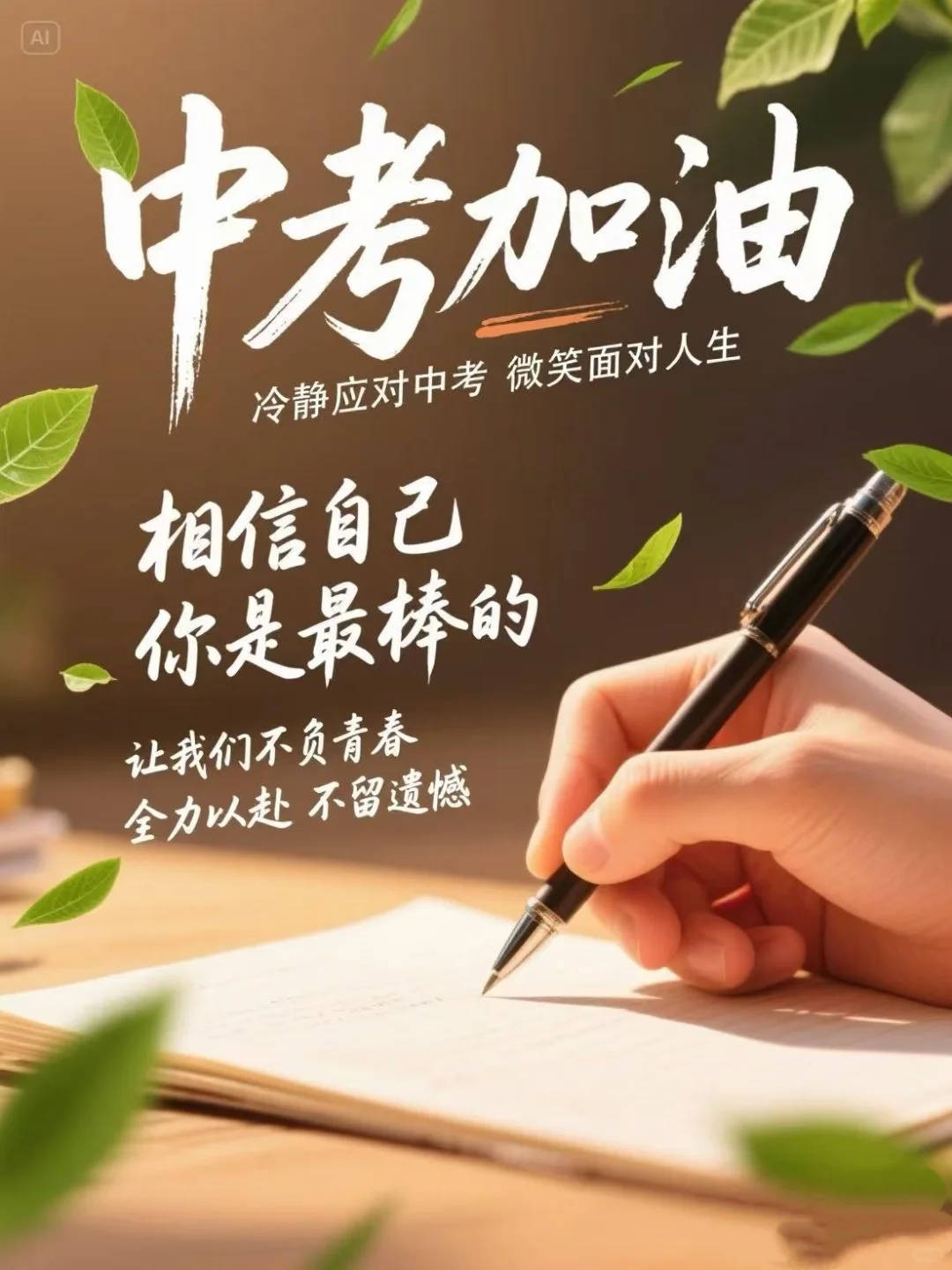 2025中考加油,前程必将如诗如画!-第6张图片-四季读书网 2025中考加油,前程必将如诗如画!-第6张图片-四季读书网