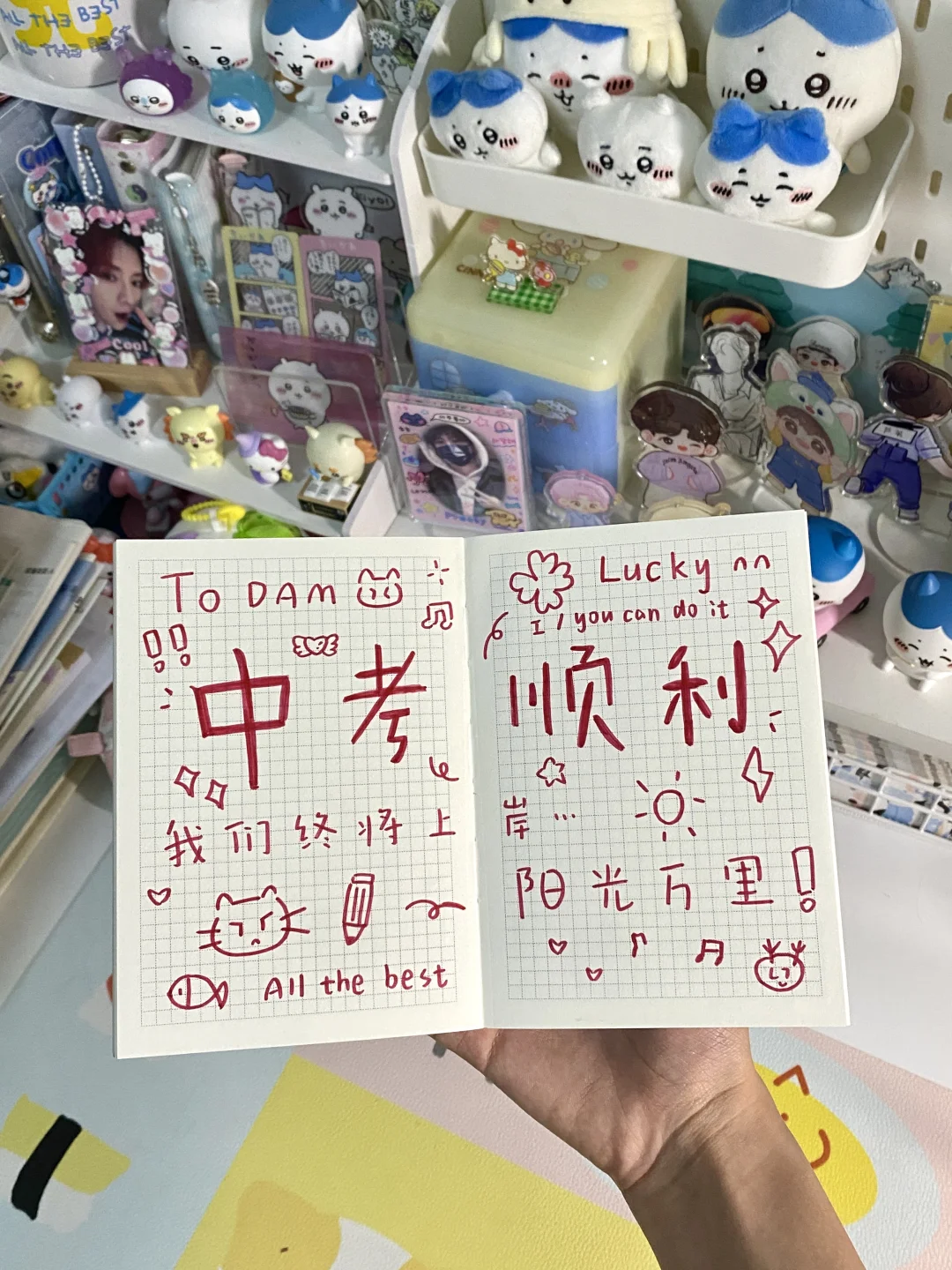😼💯｜中考顺利 前程似锦-第2张图片-四季读书网