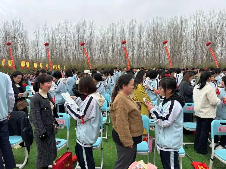 邯郸市立志高中举行2025中考百日誓师大会  第12张