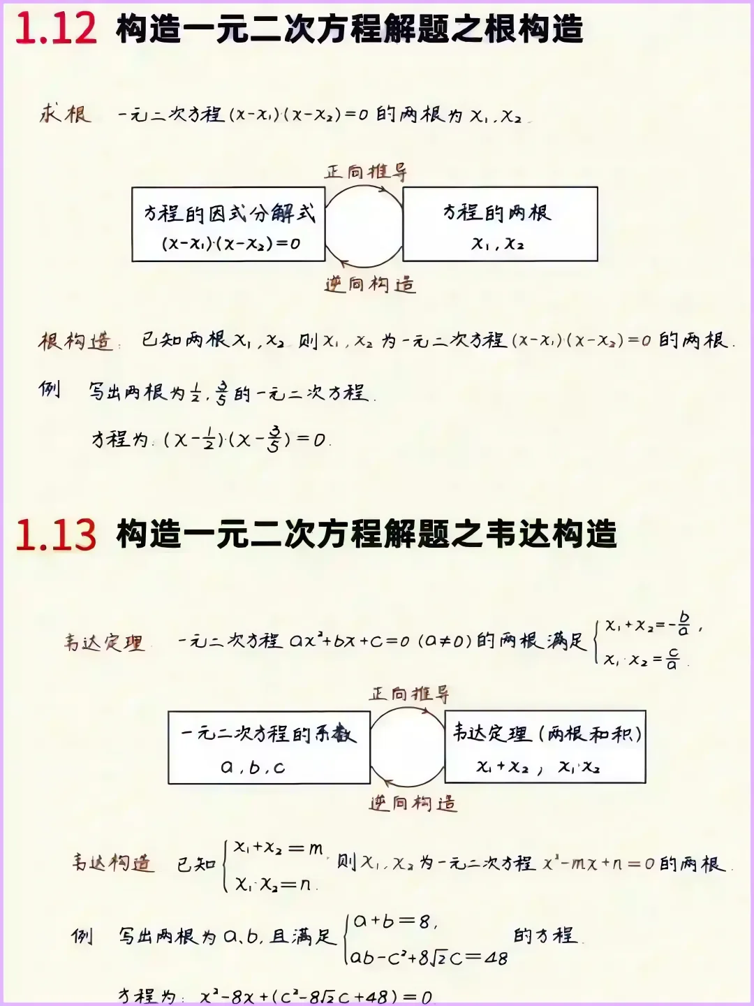 九上基础之一元二次方程 第7张