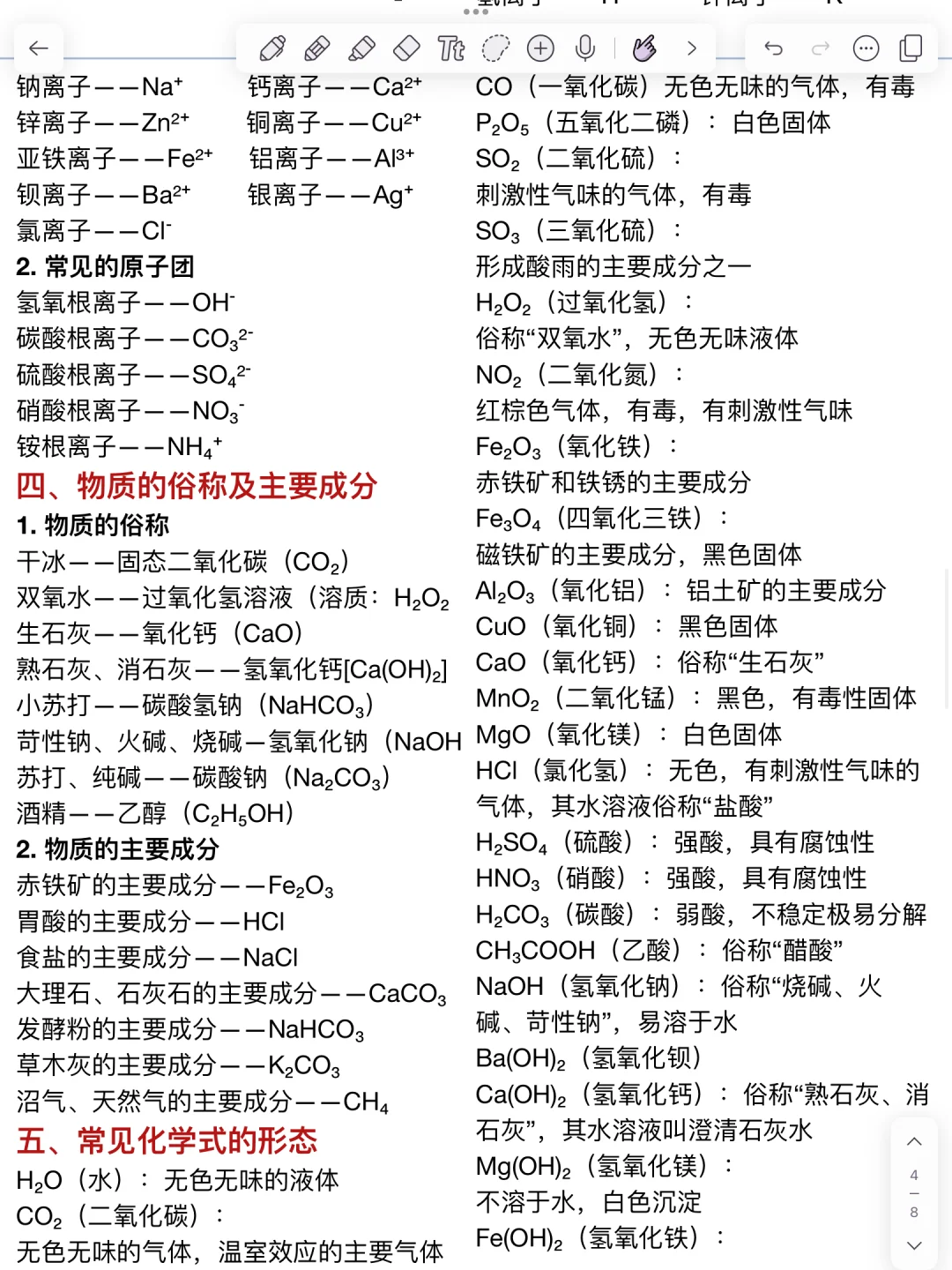 初中化学 第5张