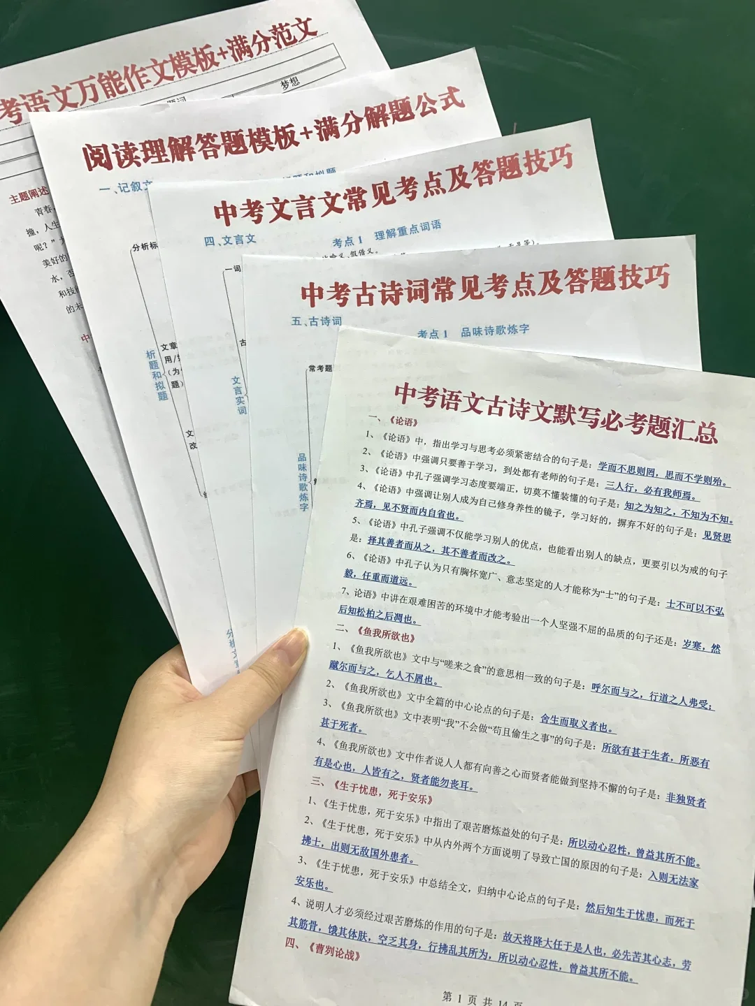 中考10天保姆级逆袭重高规划（超常发挥版）-第4张图片-四季读书网