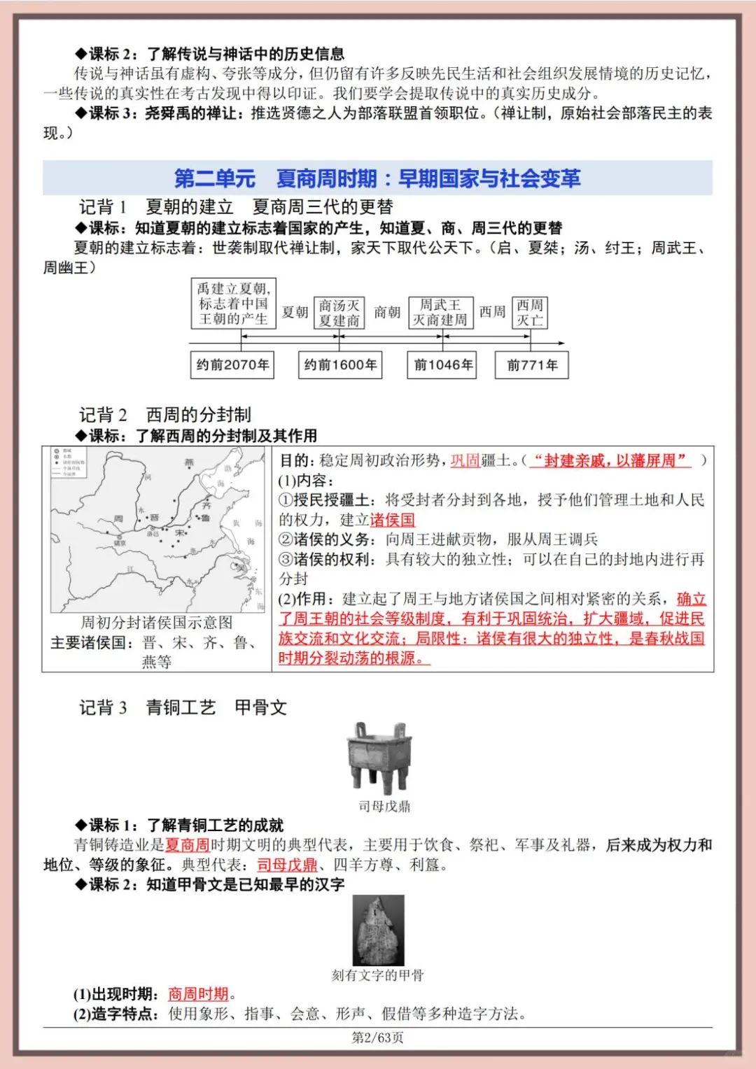 2025中考历史极简抢救包-第3张图片-四季读书网
