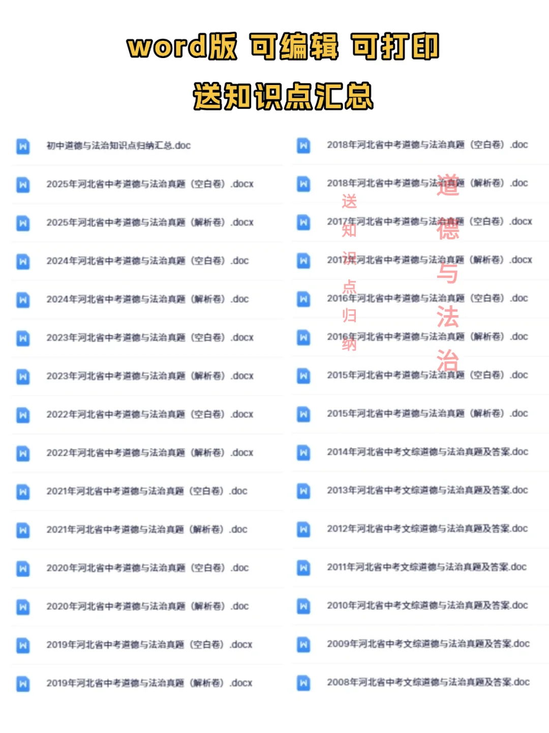 2008-2025河北中考真题电子版|刷题必备 第10张 2008-2025河北中考真题电子版|刷题必备 第10张