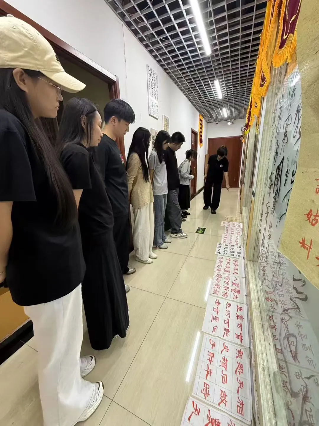 石家庄书法中考 教师自训教研中…… 第1张