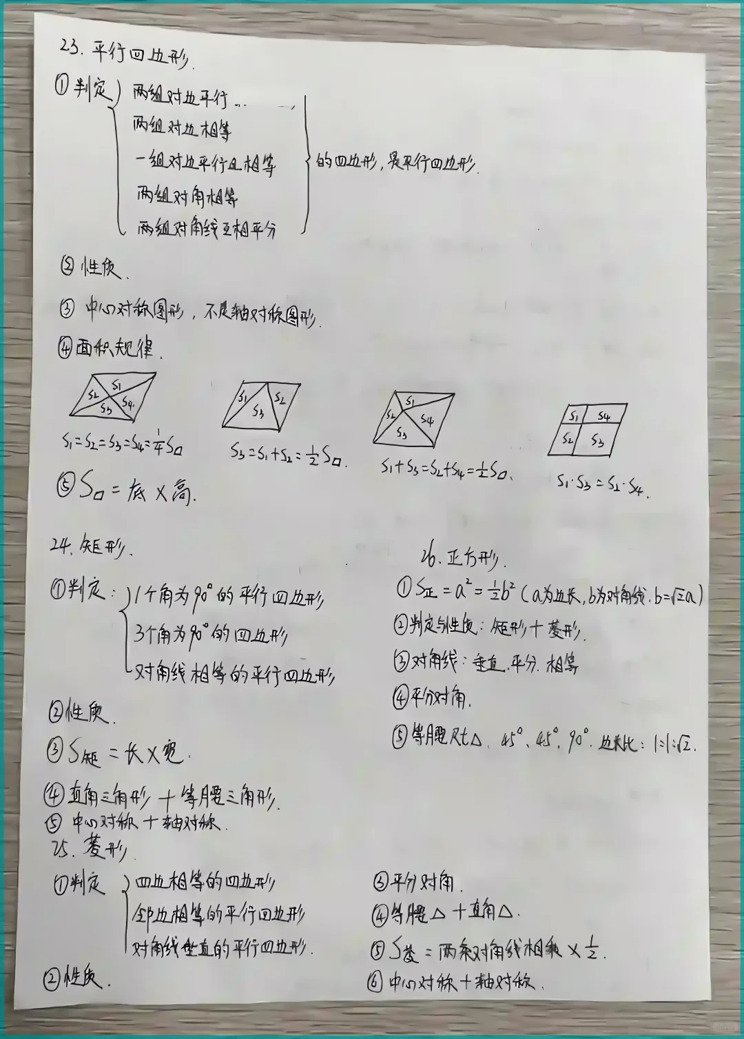 中考数学考前必背知识点 第9张