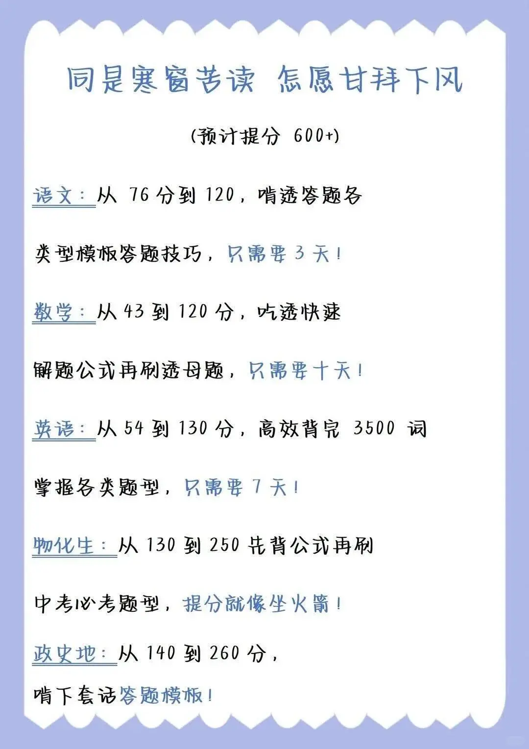 初中戒掉这八点，成绩稳在年级前三-第5张图片-四季读书网