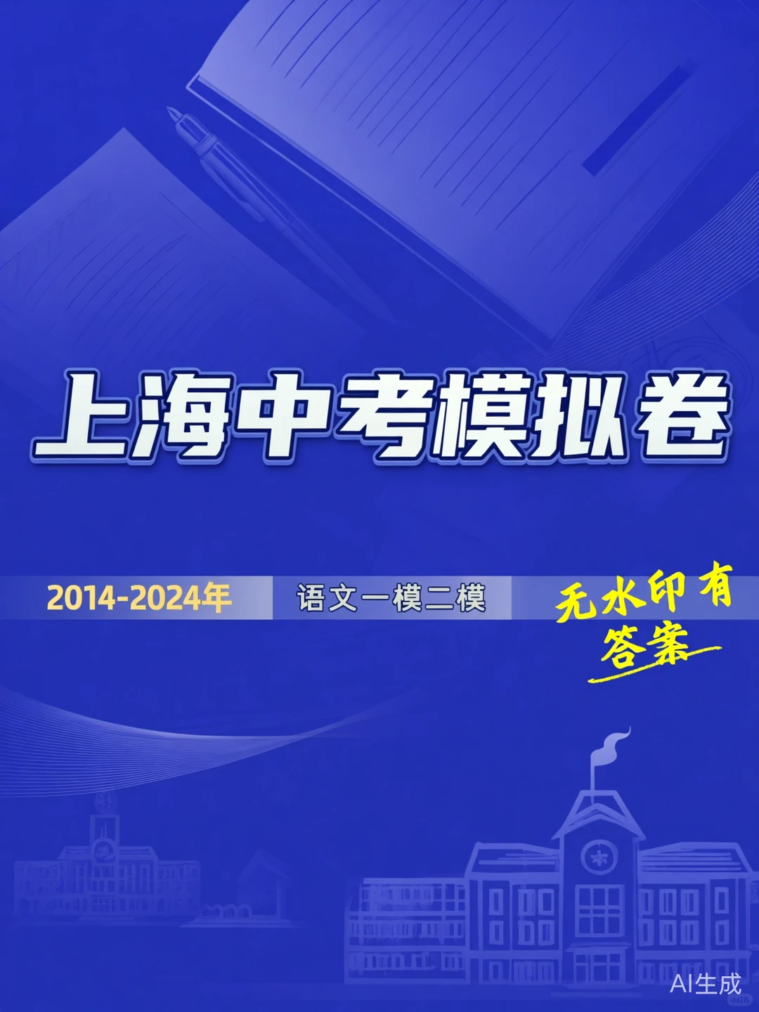 上海中考必备！10年真题合集💯-第1张图片-四季读书网