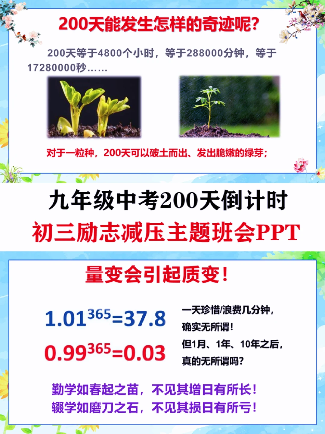 中考倒计时🔥最后200天，我们大有可为！ 第3张
