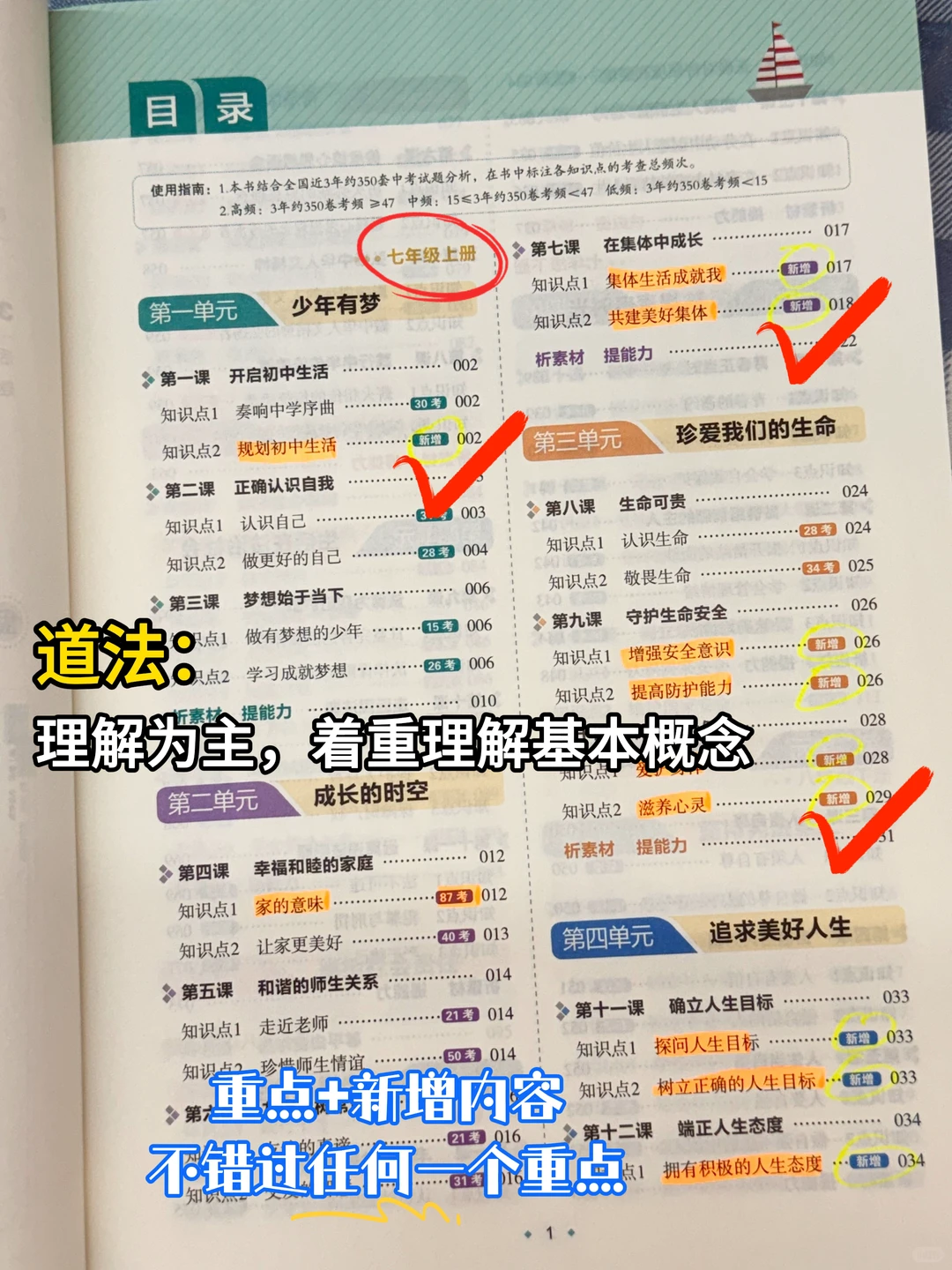 初中小四门知识点必背口诀秘籍❄️-第13张图片-四季读书网