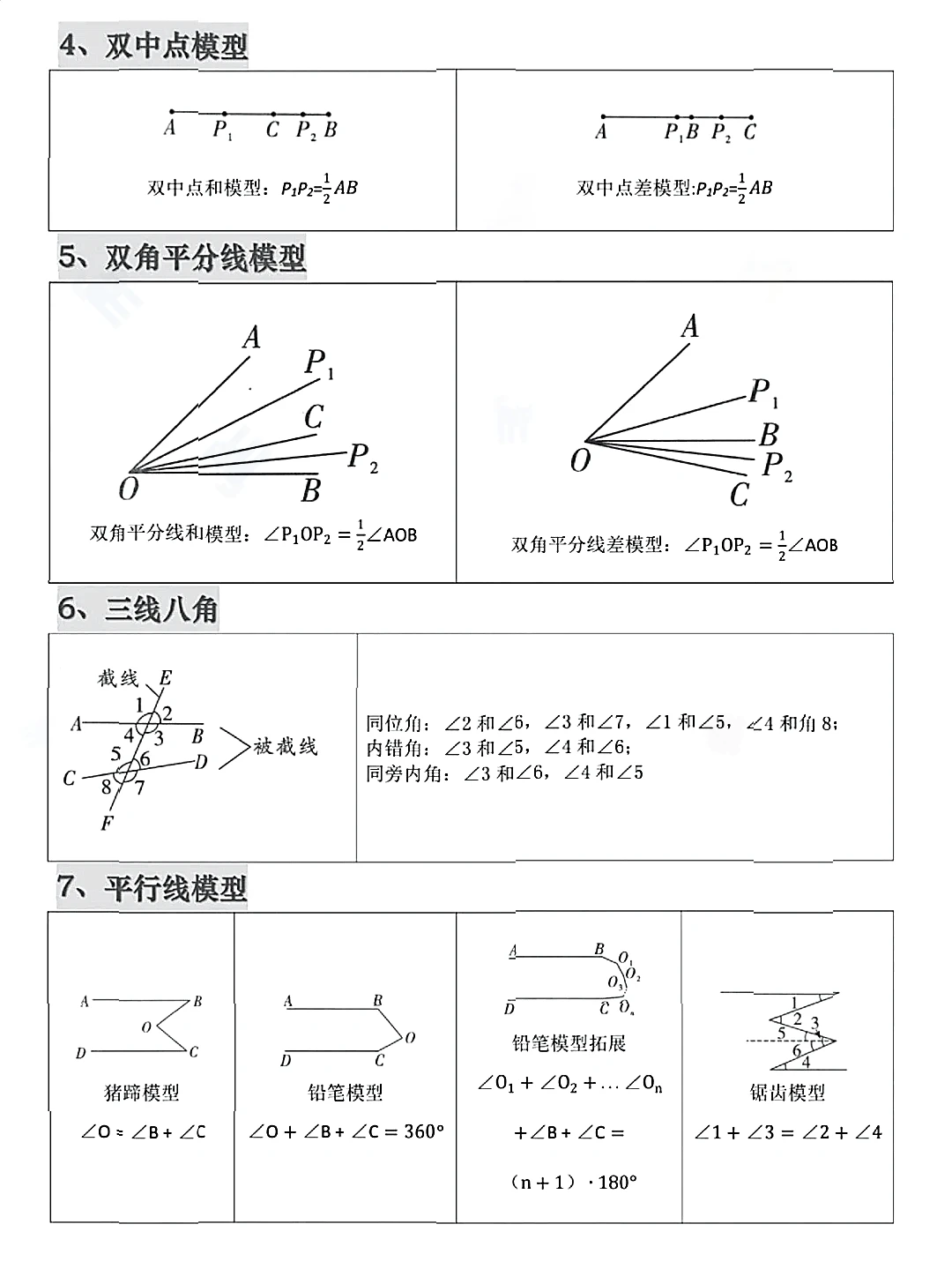 中考常见几何模型-第5张图片-四季读书网